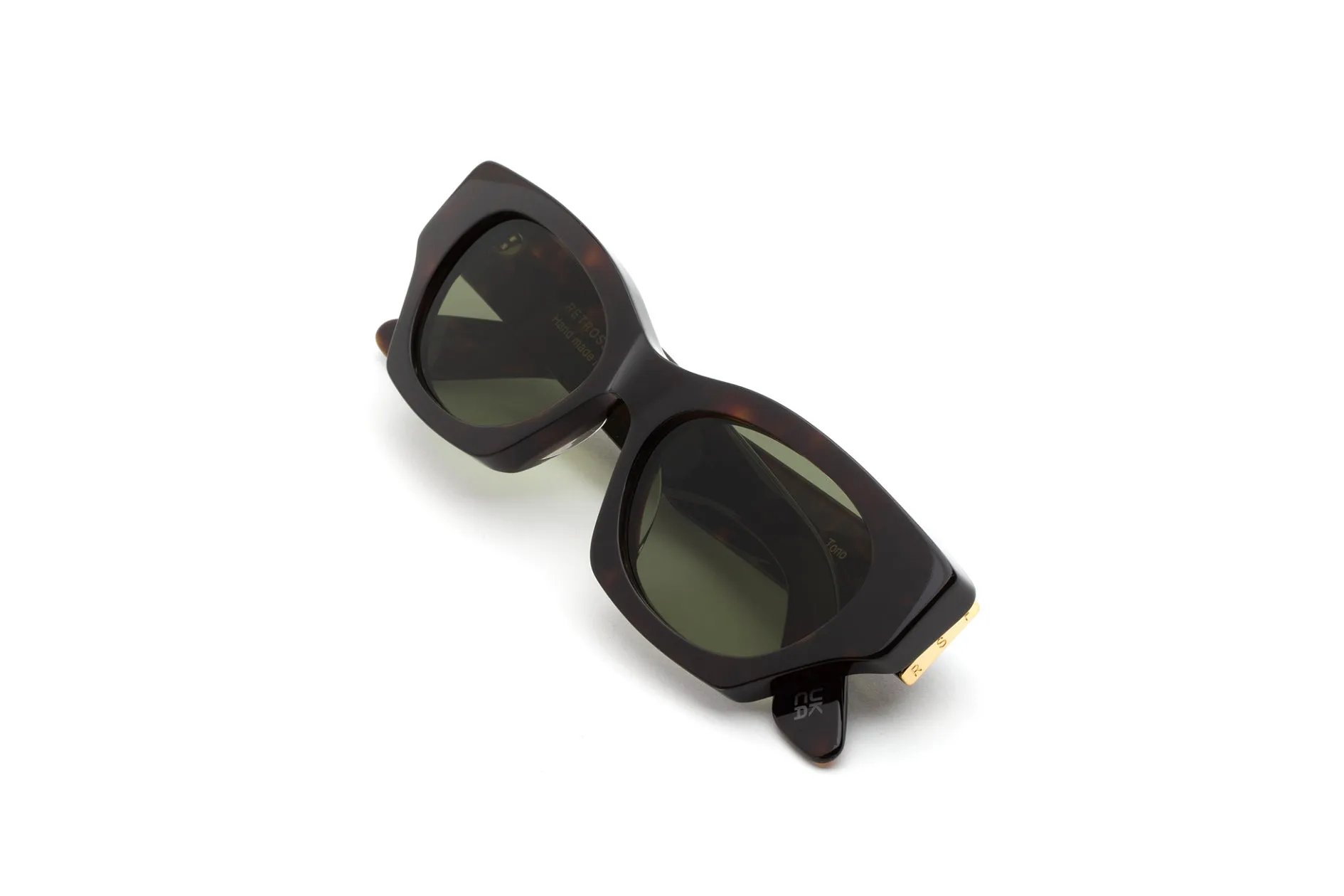Retrosuperfuture FD0 TONO 3627 Occhiali da sole Acetato Havana Verde Cat Eye Normale - immagine 3