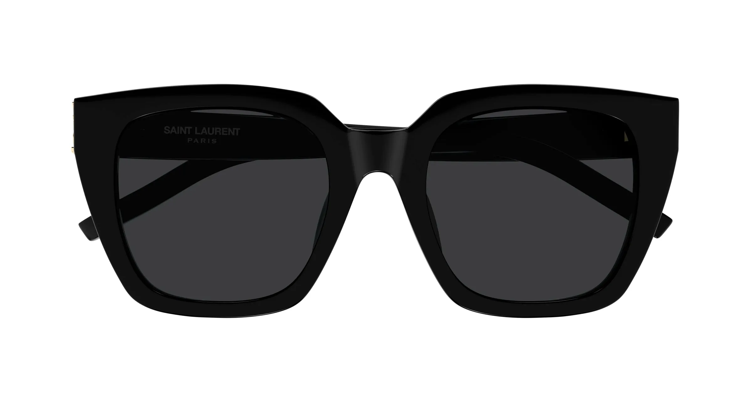 SAINT LAURENT SL M143 001 Occhiali da sole Acetato Nero Nero Cat Eye - immagine 2