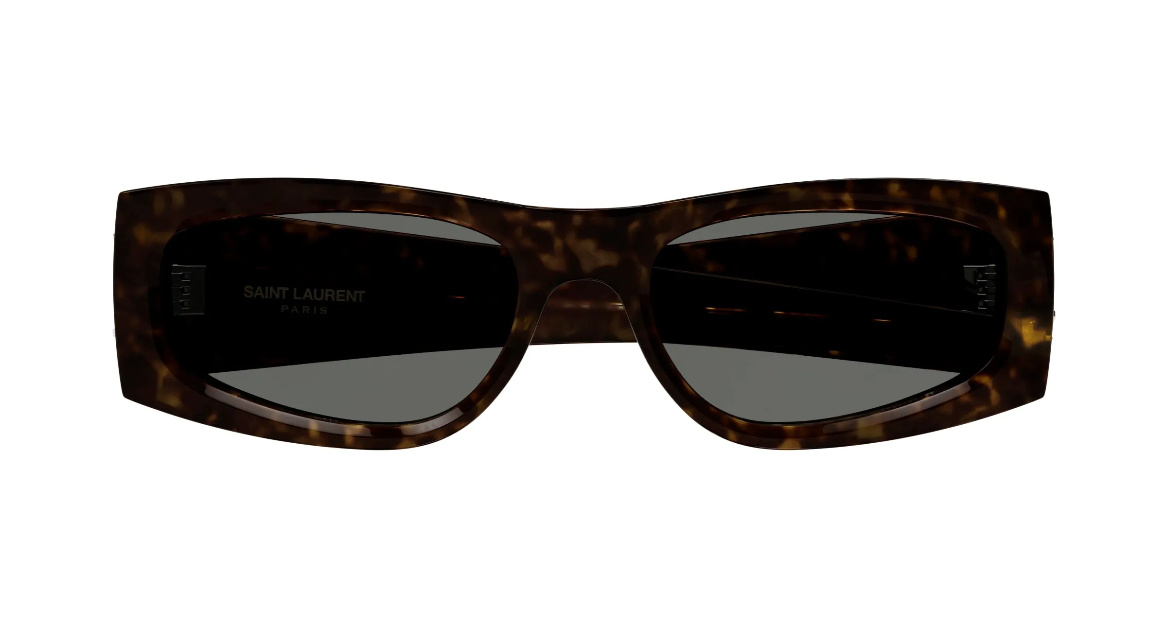 SAINT LAURENT SL M140 003 Occhiali da sole Acetato Havana Grigio Squadrata - immagine 2