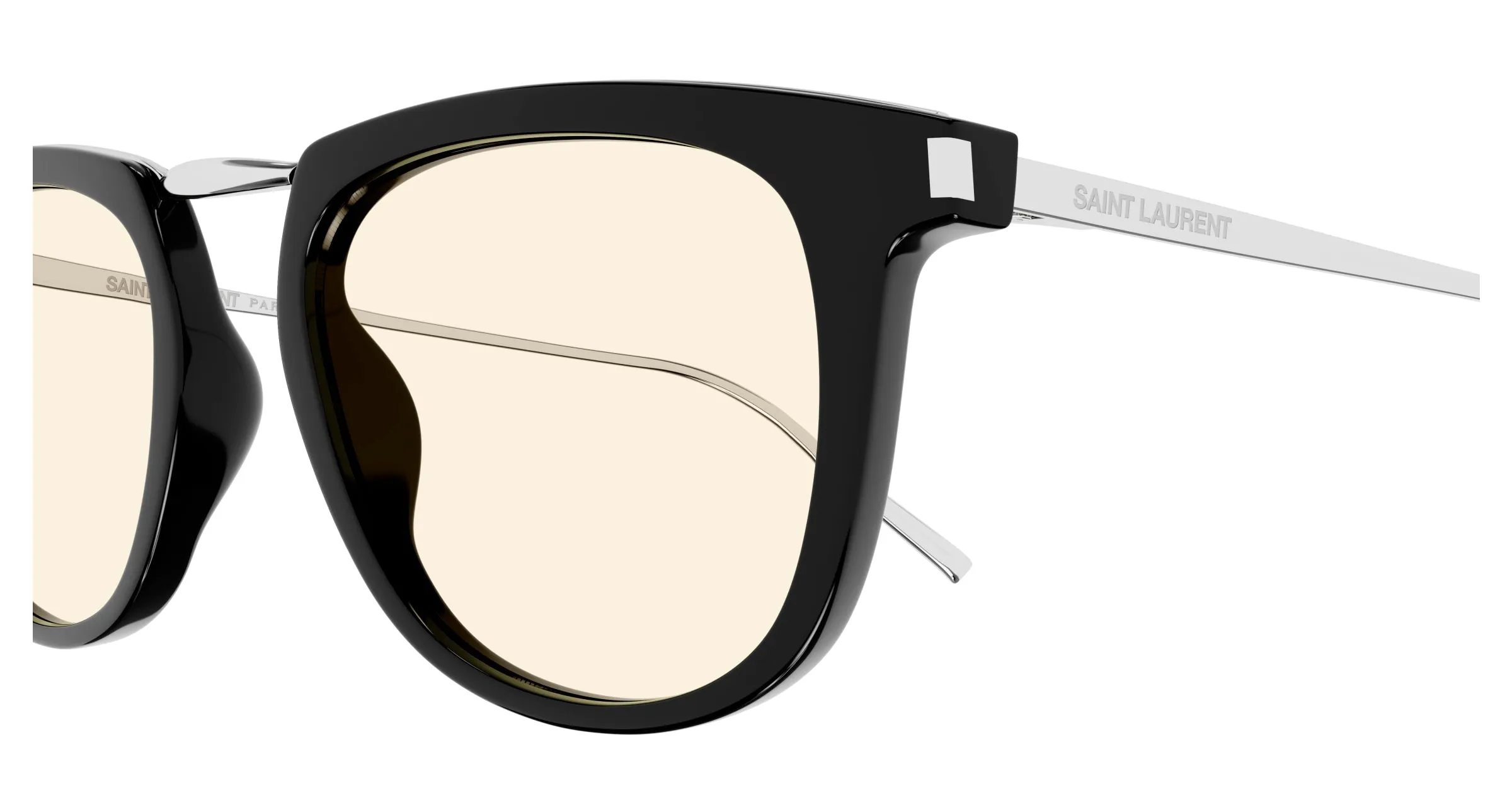 SAINT LAURENT SL 753 003 Occhiali da sole Acetato Nero Rotonda - immagine 3