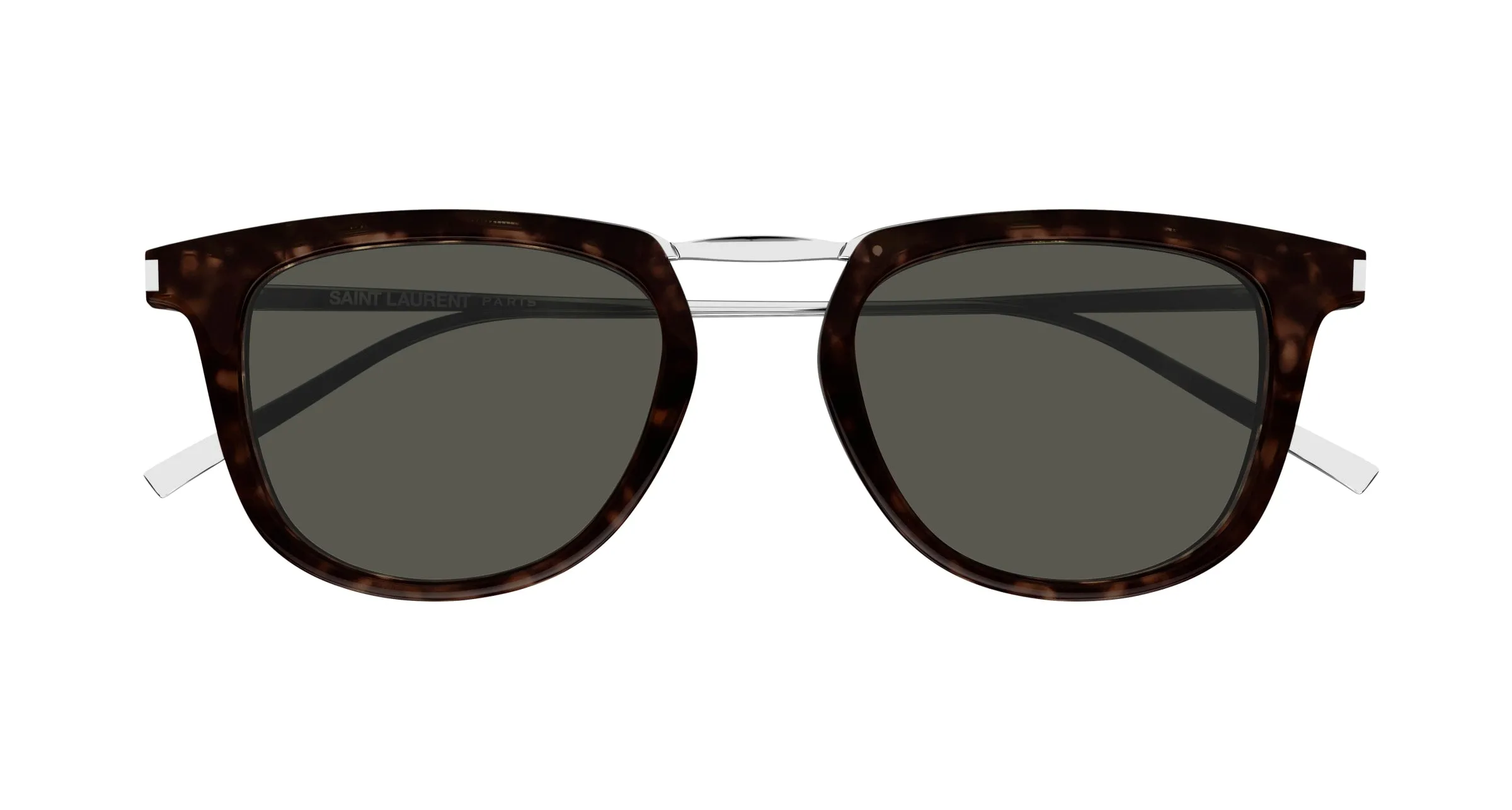 SAINT LAURENT SL 753 002 Occhiali da sole Acetato Havana Grigio Rotonda - immagine 2