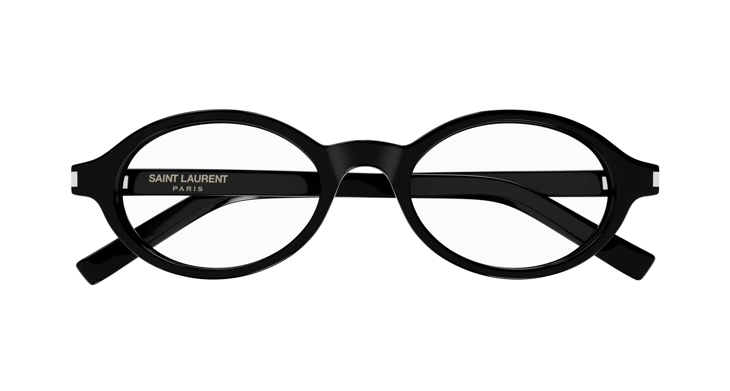 SAINT LAURENT SL 751 JEANNE OPT 001 Montature da vista Acetato Nero Trasparente Rotonda ["Antiriflesso"] - immagine 2