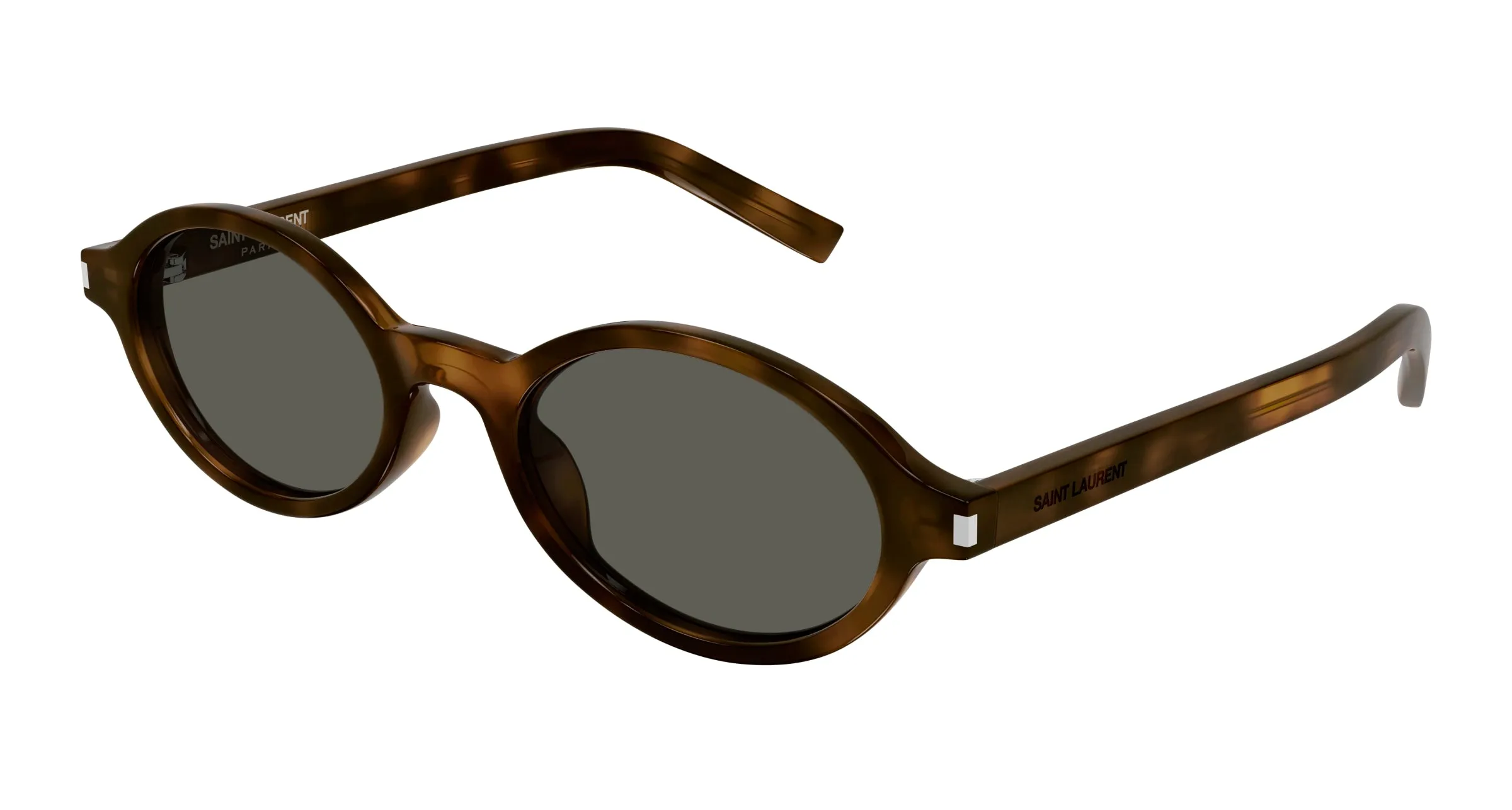 SAINT LAURENT SL 751 JEANNE 003 Occhiali da sole Acetato Havana Grigio Rotonda - immagine 1