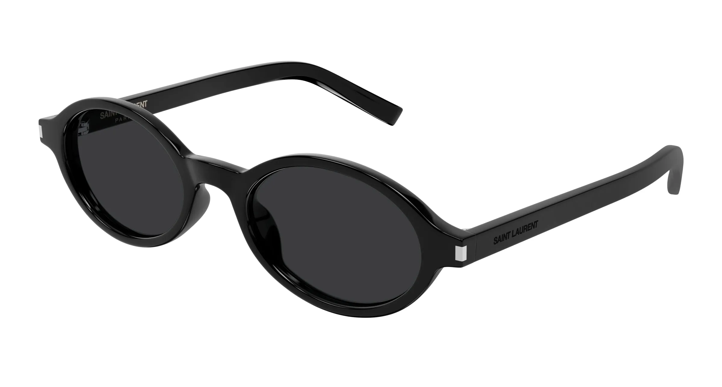 SAINT LAURENT SL 751 JEANNE 001 Occhiali da sole Acetato Nero Nero Rotonda - immagine 1
