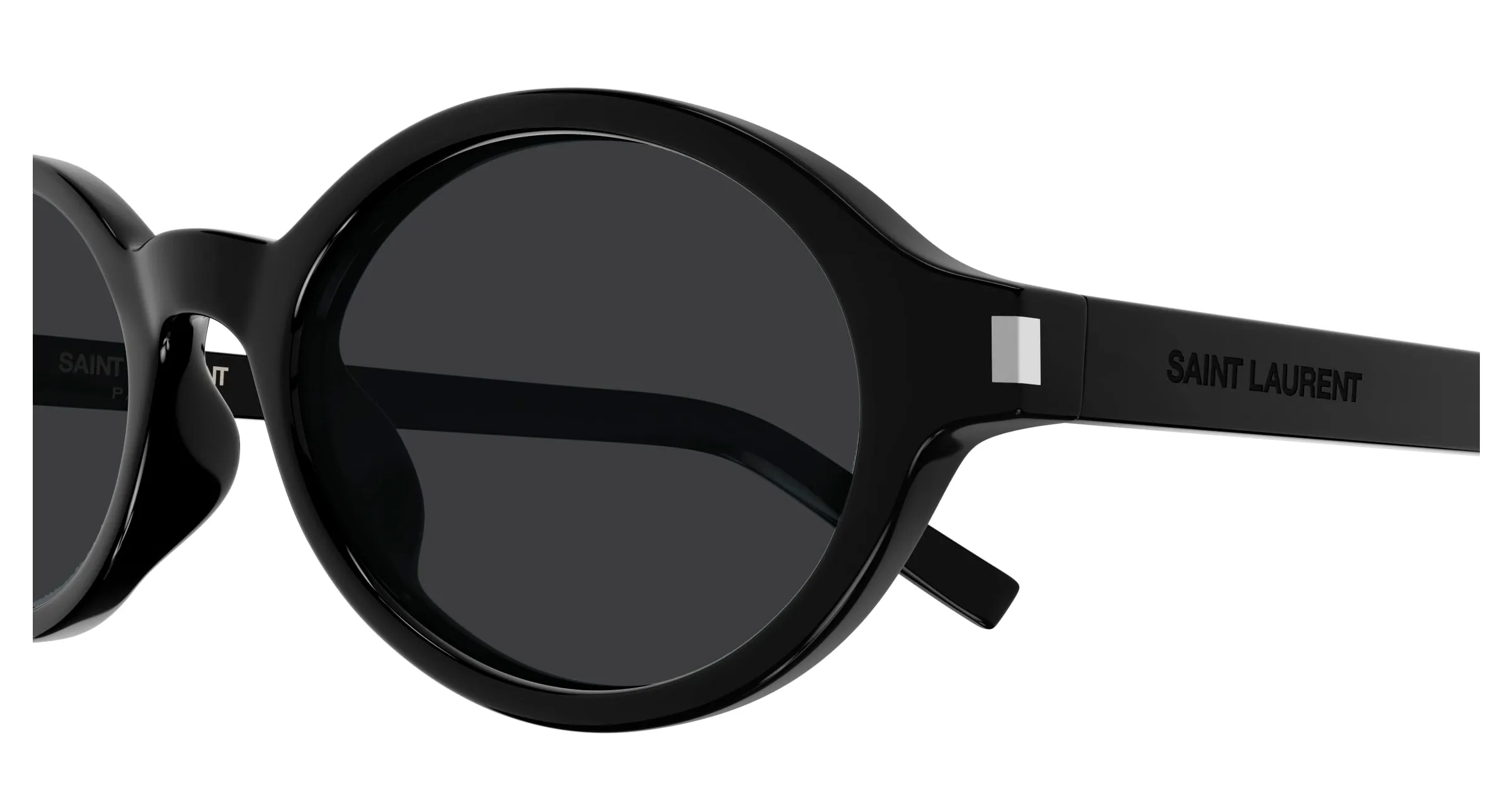 SAINT LAURENT SL 751 JEANNE 001 Occhiali da sole Acetato Nero Nero Rotonda - immagine 3