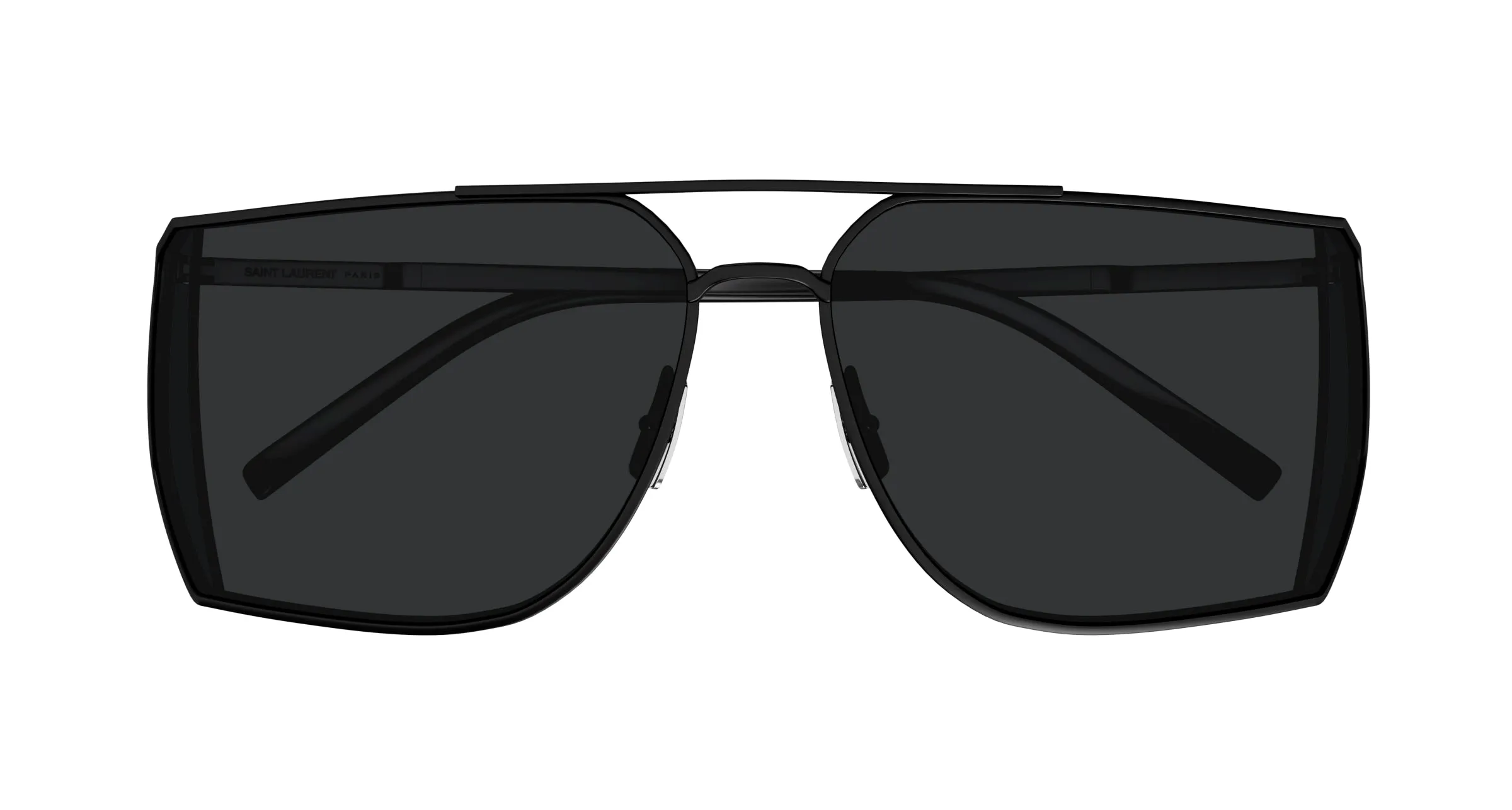 SAINT LAURENT SL 750 001 Occhiali da sole Metallo Nero Nero Squadrata - immagine 2