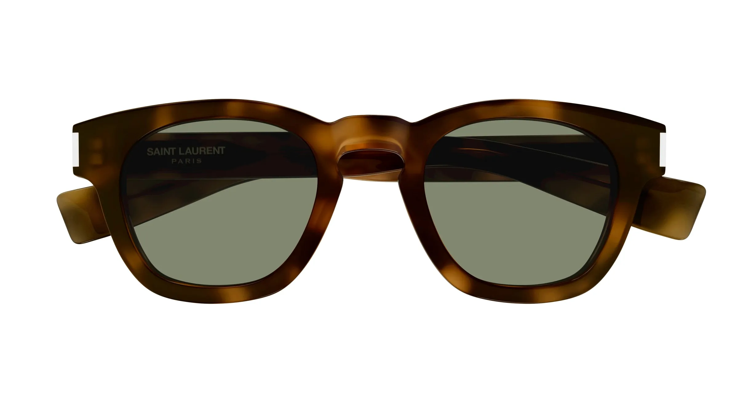 SAINT LAURENT SL 746 003 Occhiali da sole Acetato Havana Verde Rotonda - immagine 2