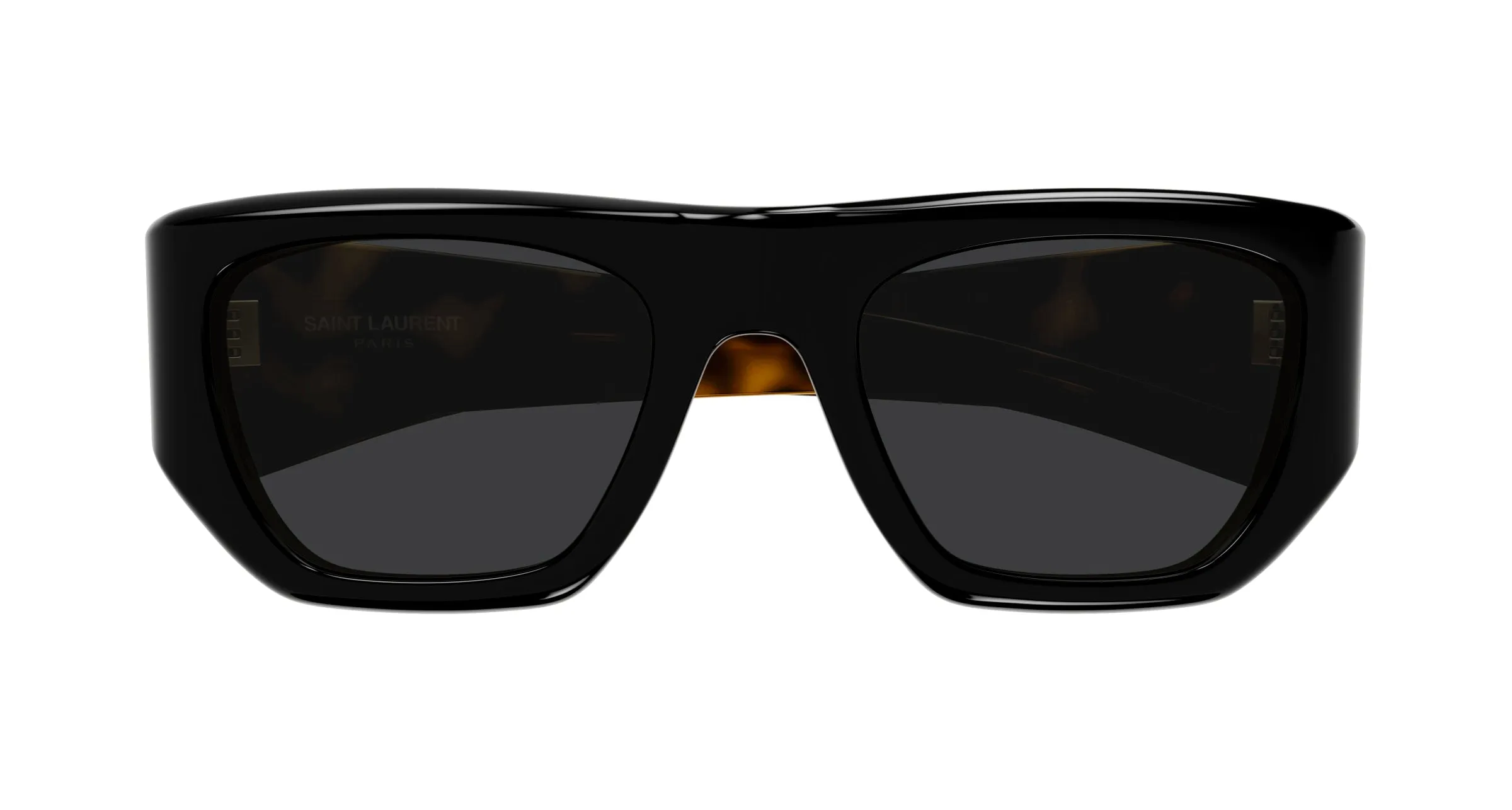 SAINT LAURENT SL 740 004 Occhiali da sole Acetato Nero Nero Squadrata - immagine 2