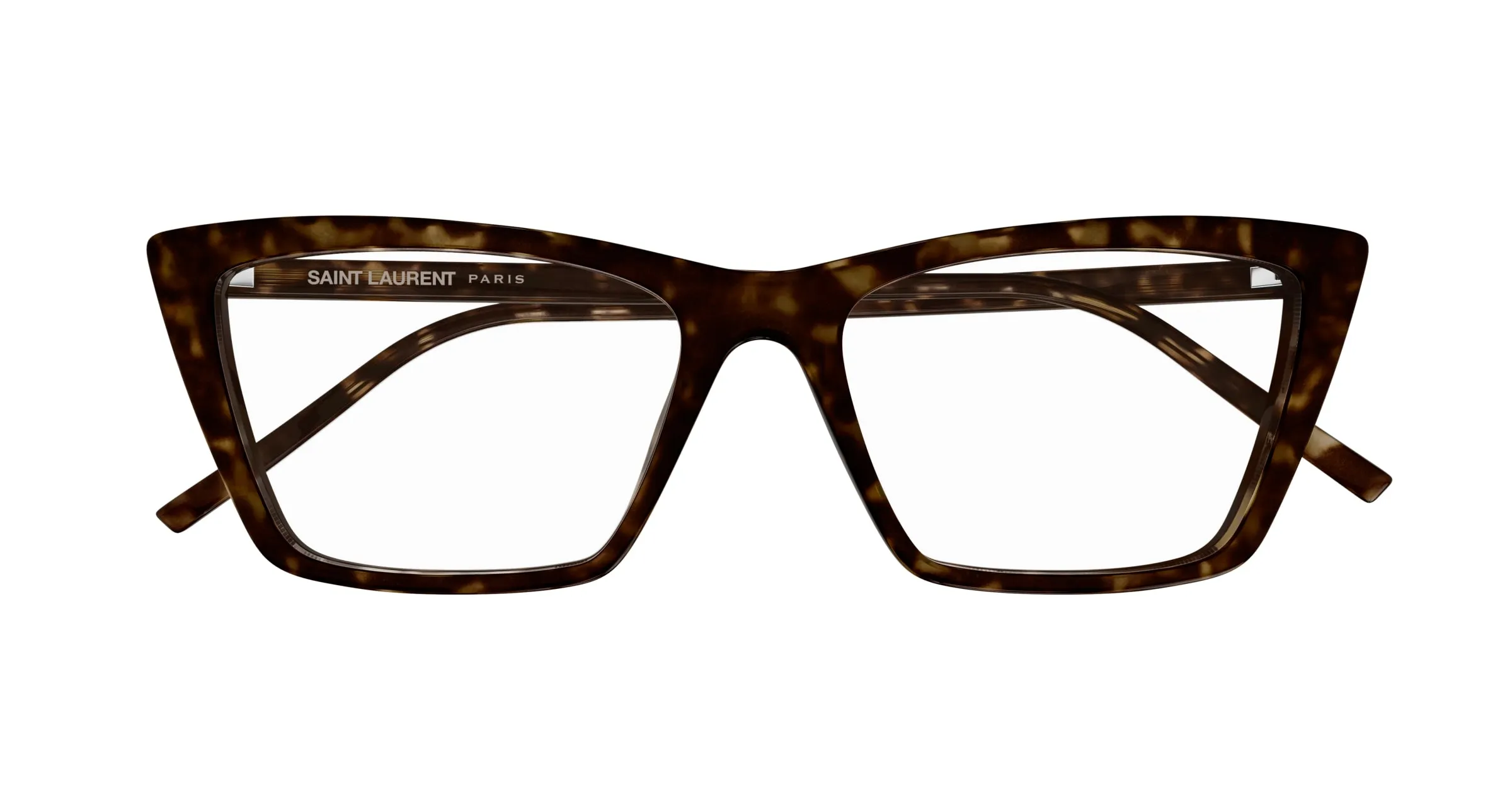 SAINT LAURENT SL 737 MICA THIN OPT 002 Montature da vista Acetato Havana Trasparente Squadrata ["Antiriflesso"] - immagine 2