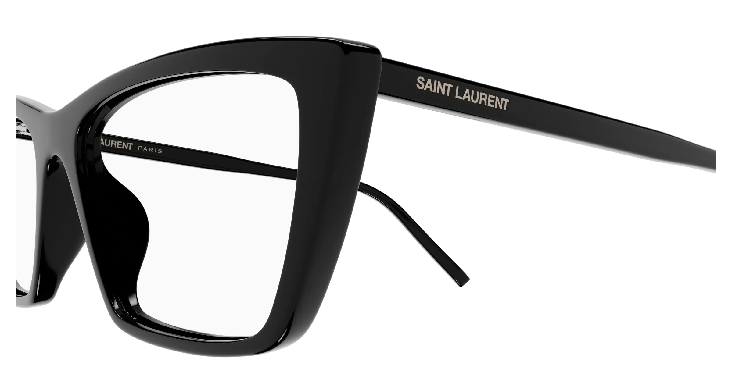 SAINT LAURENT SL 737 MICA THIN OPT 001 Montature da vista Acetato Nero Trasparente Squadrata ["Antiriflesso"] - immagine 3