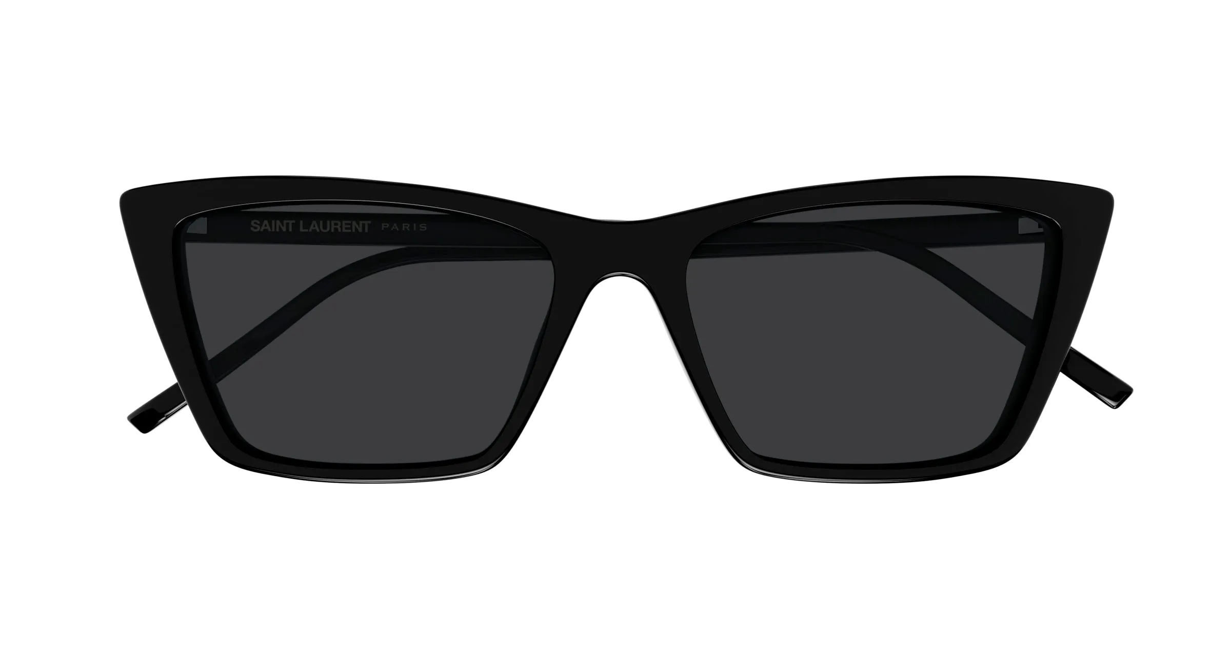 SAINT LAURENT SL 737 MICA THIN 001 Occhiali da sole Acetato Nero Nero Squadrata - immagine 2
