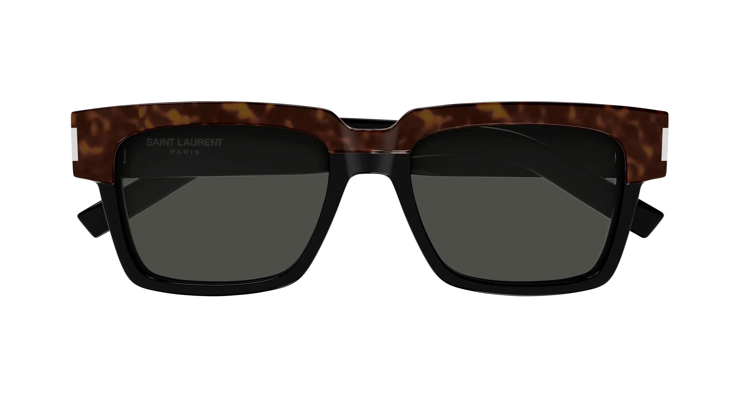 SAINT LAURENT SL 732 VADIM 003 Occhiali da sole Acetato Havana Grigio Squadrata - immagine 2