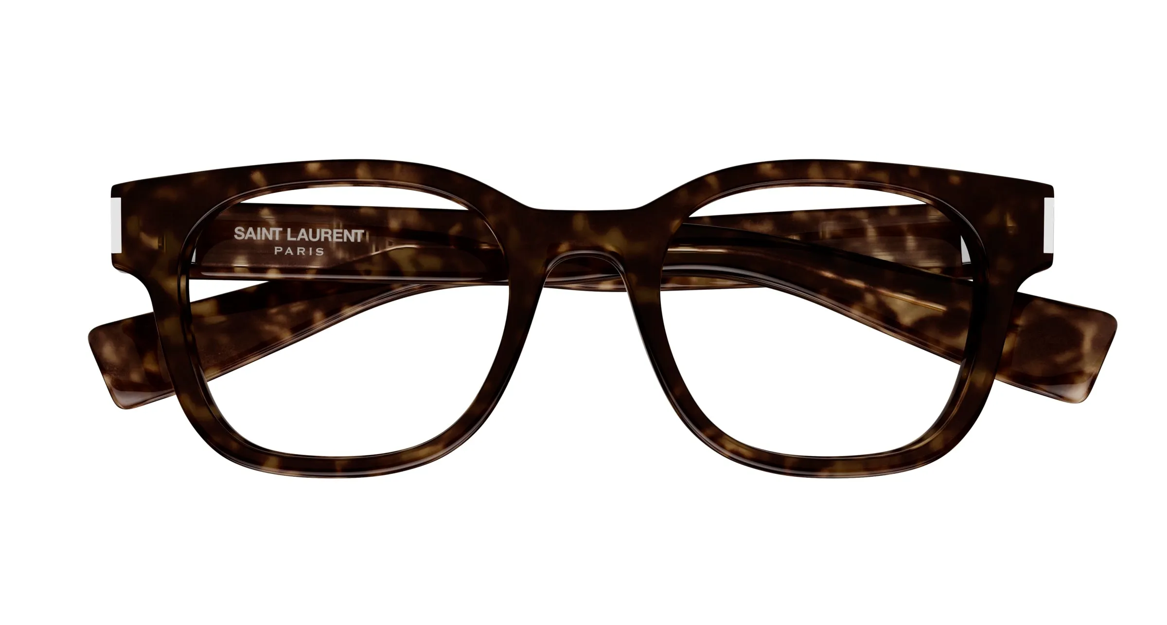 SAINT LAURENT SL 722 007 Montature da vista Acetato Havana Trasparente Squadrata - immagine 2