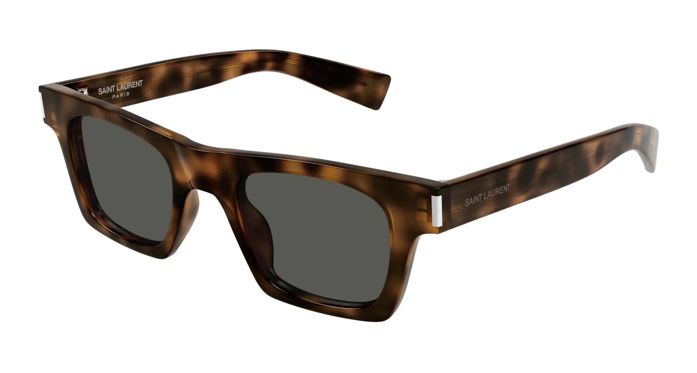 SAINT LAURENT SL 719 003 Occhiali da sole Acetato Havana Grigio Squadrata - immagine 1