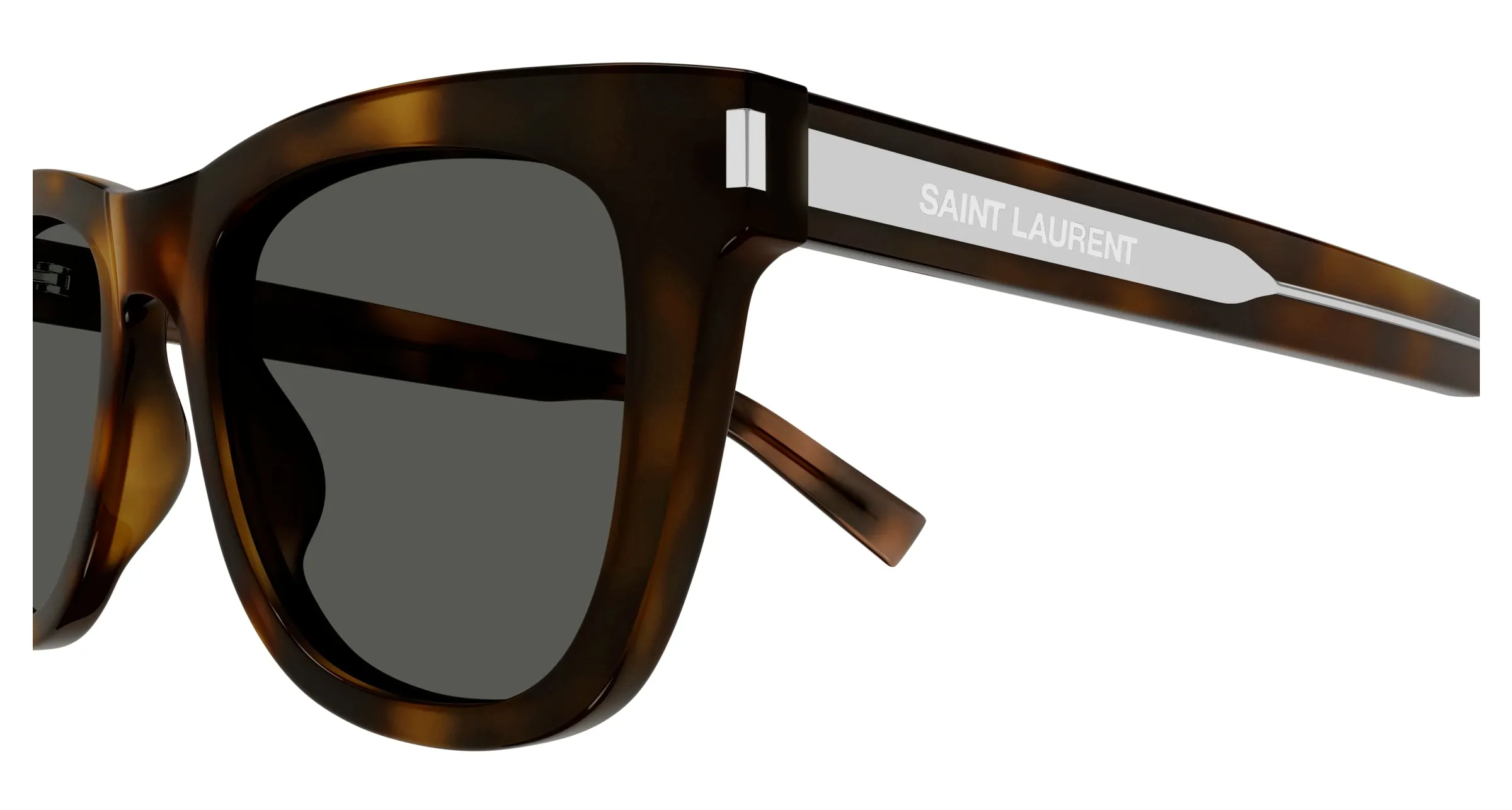 SAINT LAURENT SL 712 003 Occhiali da sole Acetato Havana Grigio Cat Eye - immagine 3