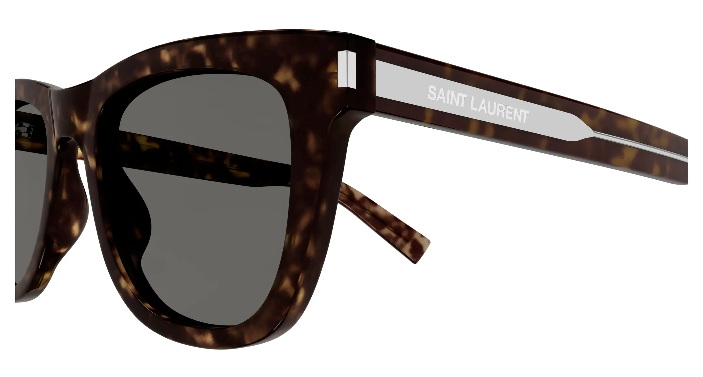 SAINT LAURENT SL 712 002 Occhiali da sole Acetato Havana Grigio Cat Eye - immagine 3