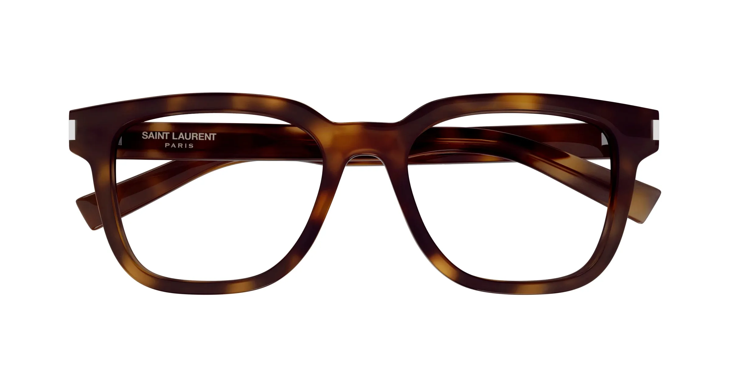 SAINT LAURENT SL 711 OPT 003 Montature da vista Acetato Havana Trasparente Squadrata - immagine 2