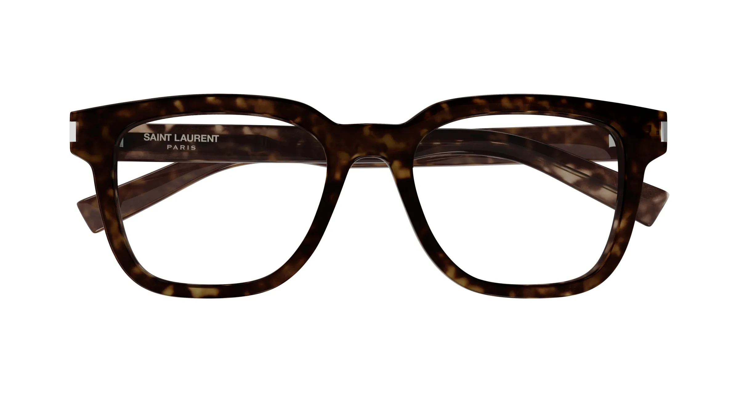 SAINT LAURENT SL 711 OPT 002 Montature da vista Acetato Havana Trasparente Squadrata ["Antiriflesso"] - immagine 2