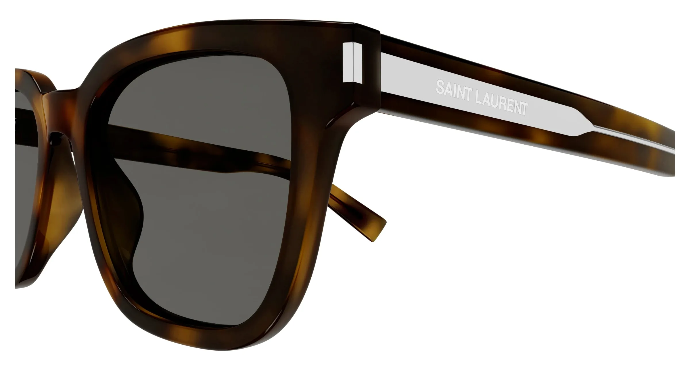 SAINT LAURENT SL 711 003 Occhiali da sole Acetato Havana Grigio Squadrata - immagine 3