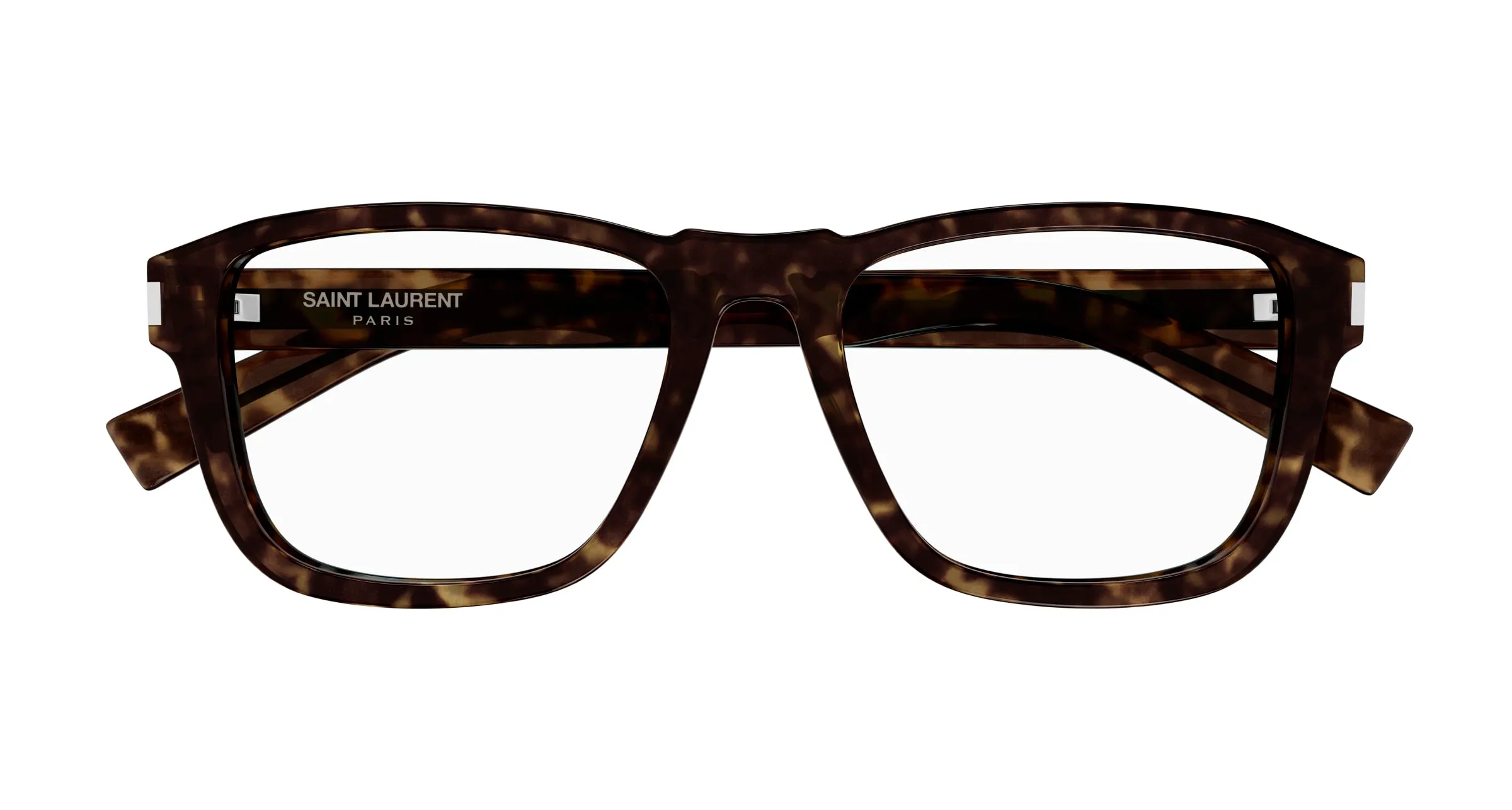 SAINT LAURENT SL 710 OPT 002 Montature da vista Acetato Havana Trasparente Squadrata - immagine 2