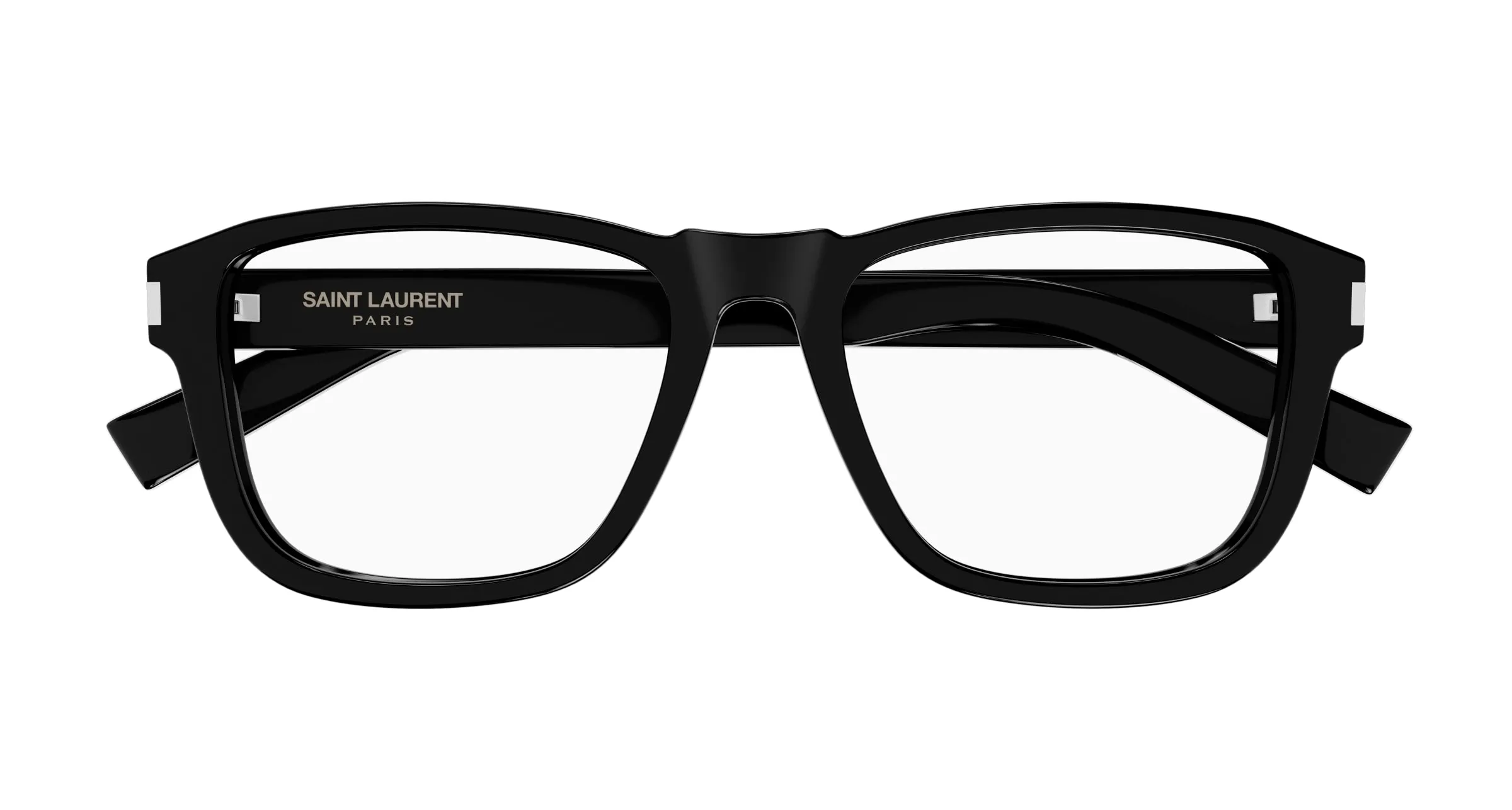 SAINT LAURENT SL 710 OPT 001 Montature da vista Acetato Nero Trasparente Squadrata ["Antiriflesso"] - immagine 2