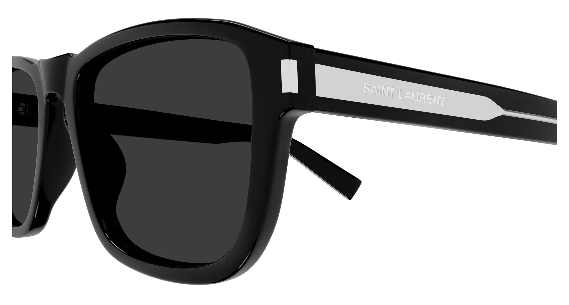 SAINT LAURENT SL 710 001 Occhiali da sole Acetato Nero Nero Squadrata - immagine 3