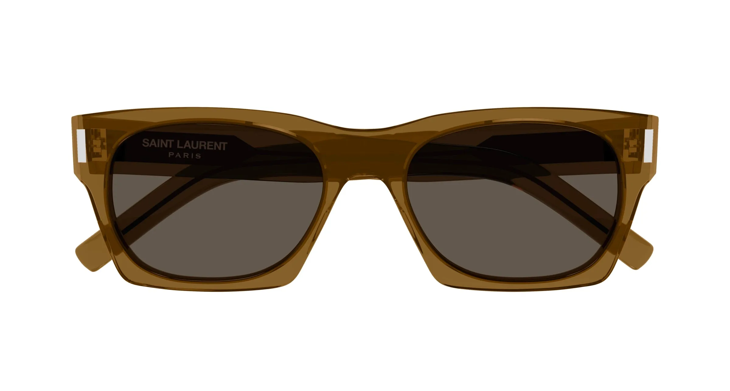 SAINT LAURENT SL 402 022 Occhiali da sole Acetato Marrone Marrone Squadrata - immagine 2
