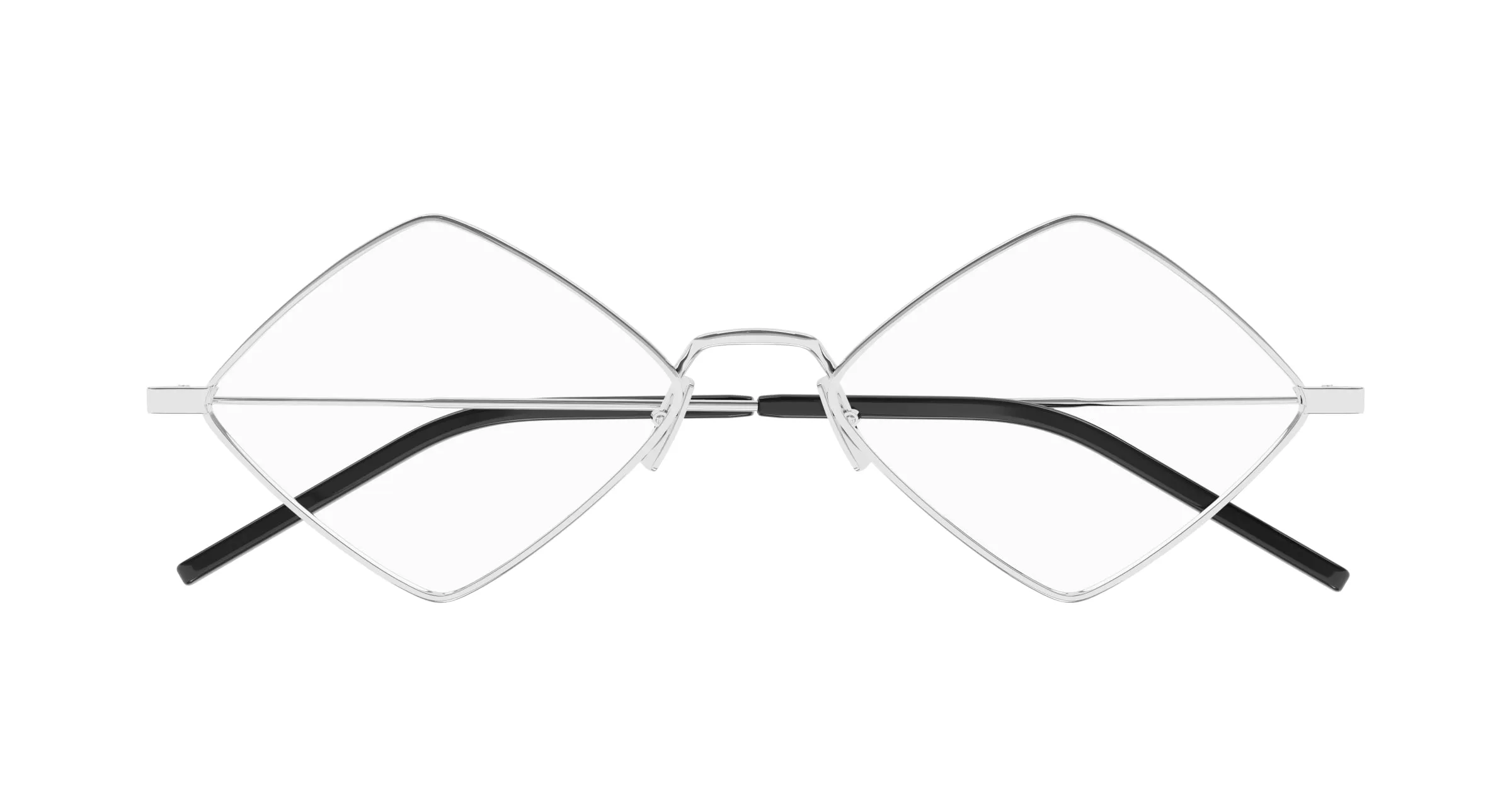 SAINT LAURENT SL 302 LISA OPT 002 Montature da vista Metallo Argento Trasparente Geometrica ["Antiriflesso"] - immagine 2