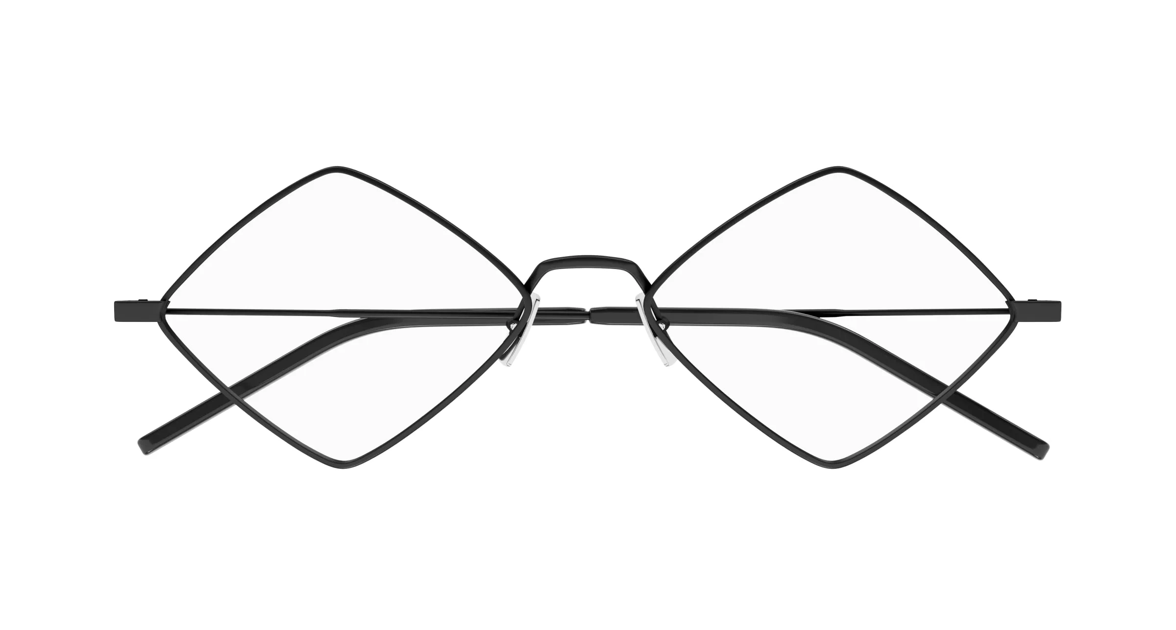 SAINT LAURENT SL 302 LISA OPT 001 Montature da vista Metallo Nero Trasparente Geometrica - immagine 2