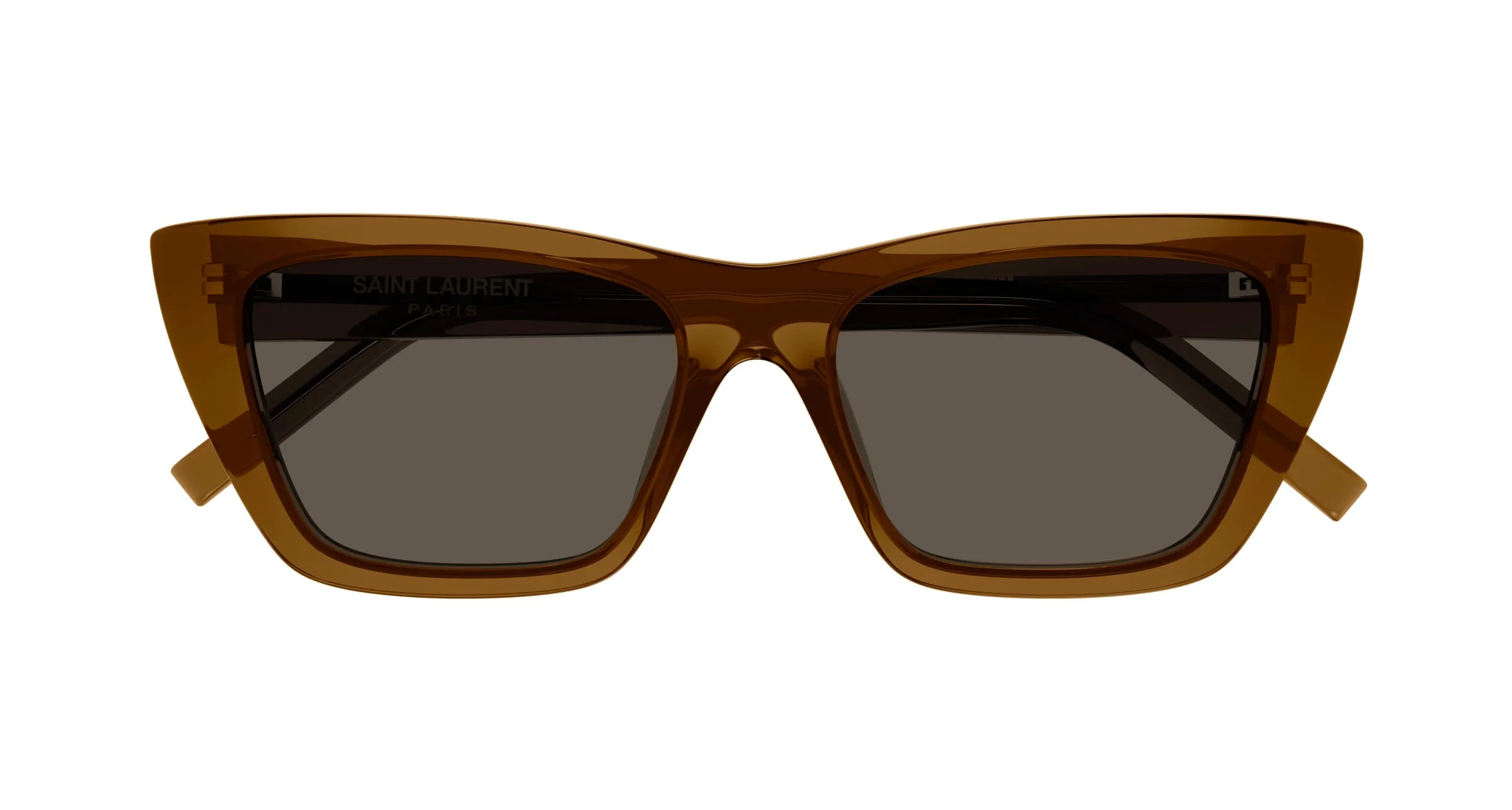 SAINT LAURENT SL 276 MICA 060 Occhiali da sole Acetato Marrone Marrone Cat Eye - immagine 2