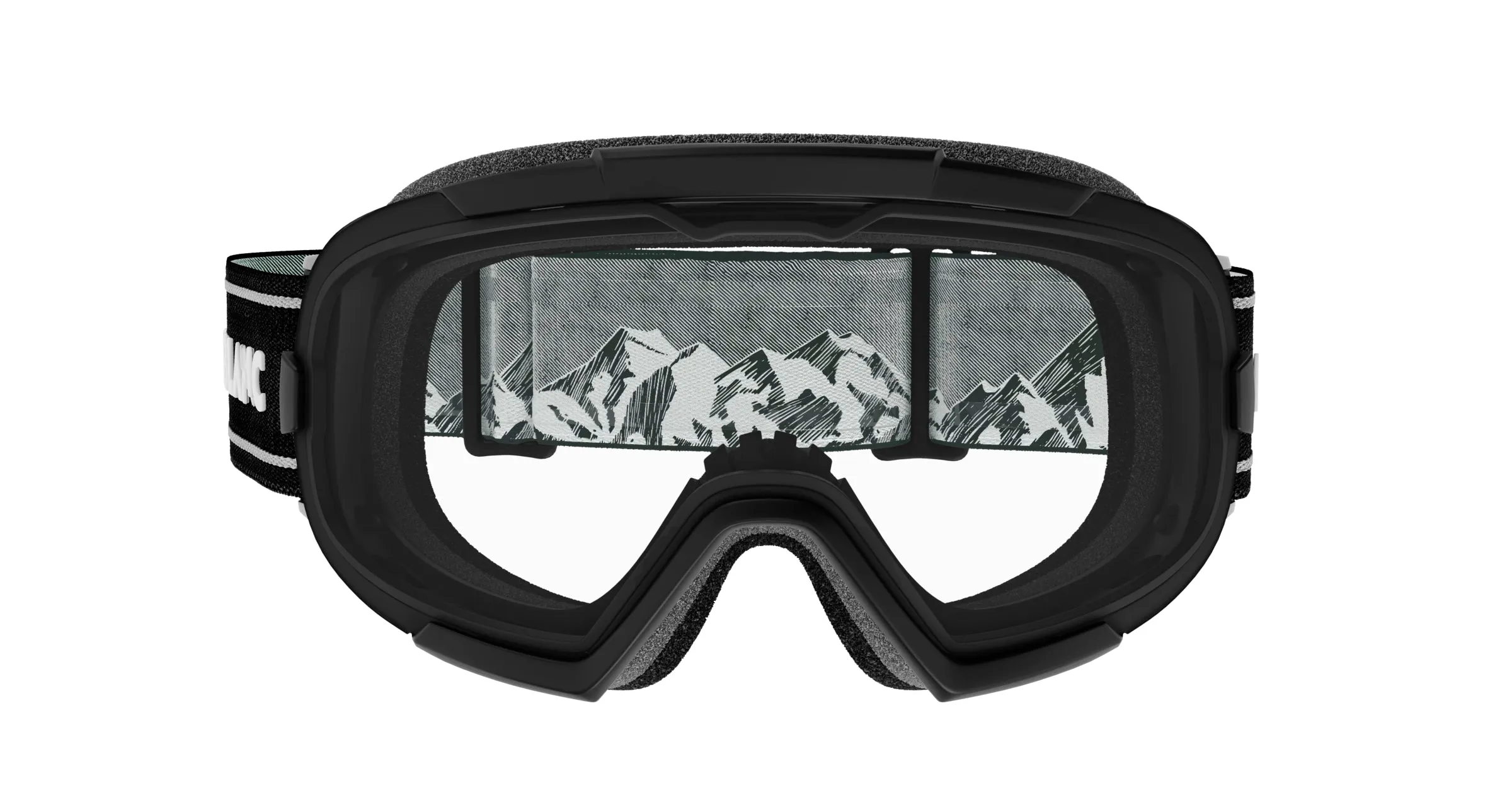 Montblanc MB0380S 001 Occhiali da sole Iniettato Nero Nero Maschera Fotocromatico - immagine 2