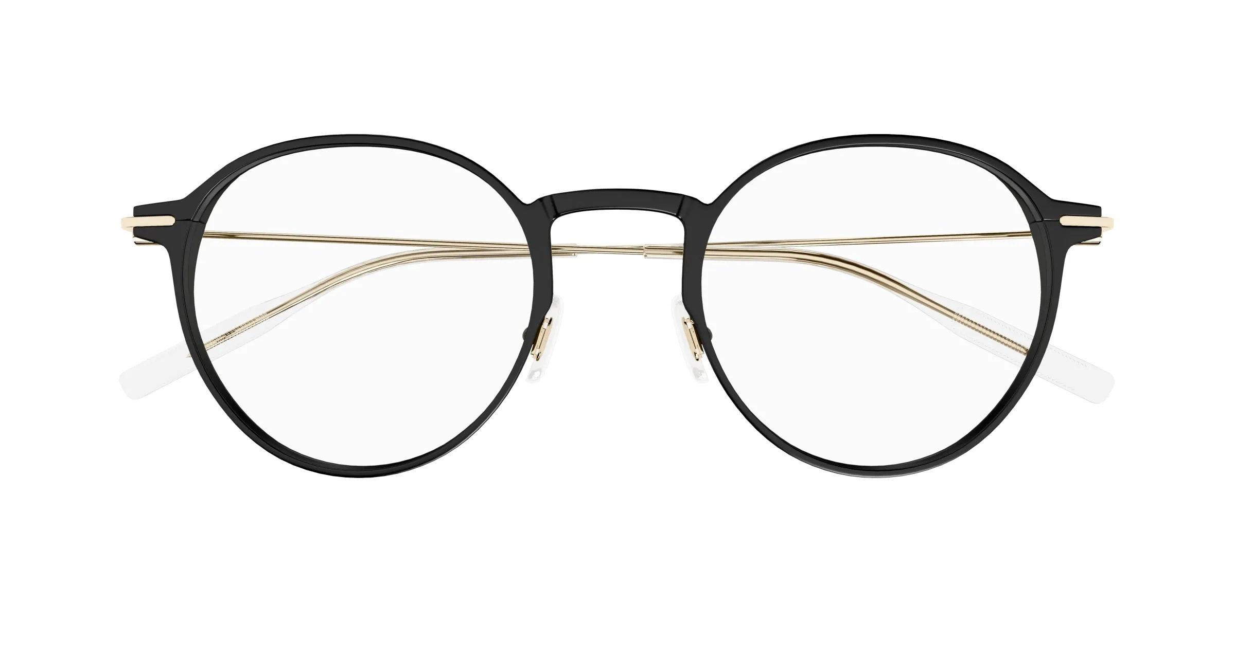 Montblanc MB0357O 001 Montature da vista Nero Trasparente Rotonda - immagine 2