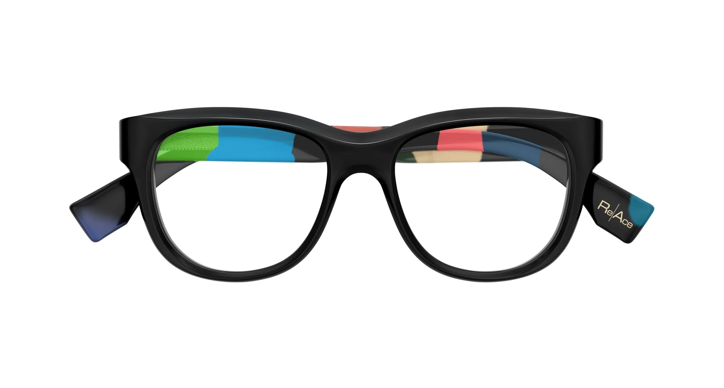 Gucci Uomo GG1751O 002 Montature da vista Acetato Nero Trasparente Squadrata - immagine 2