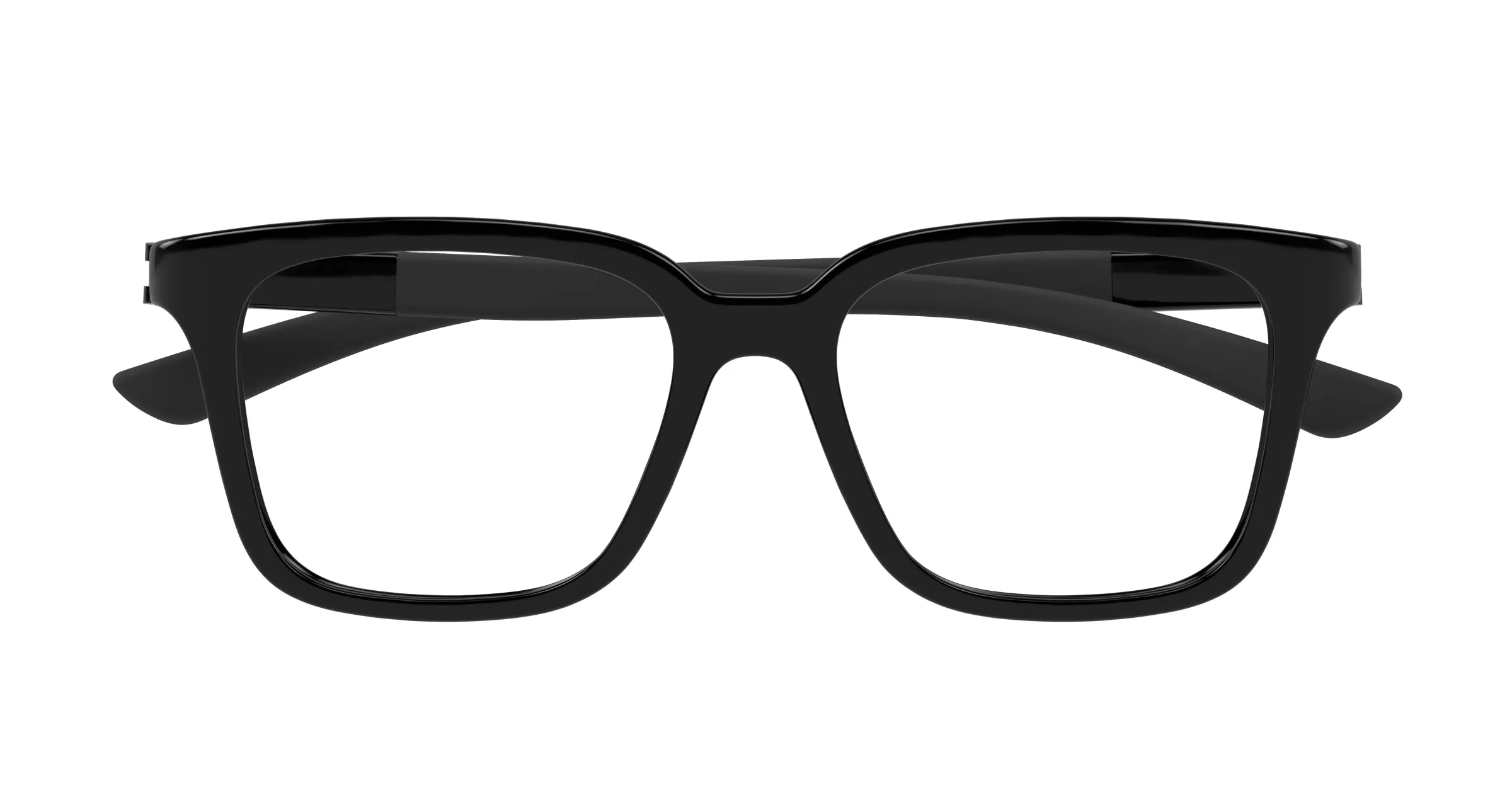 Gucci GG1738O 001 Montature da vista Iniettato Nero Trasparente Squadrata - immagine 2