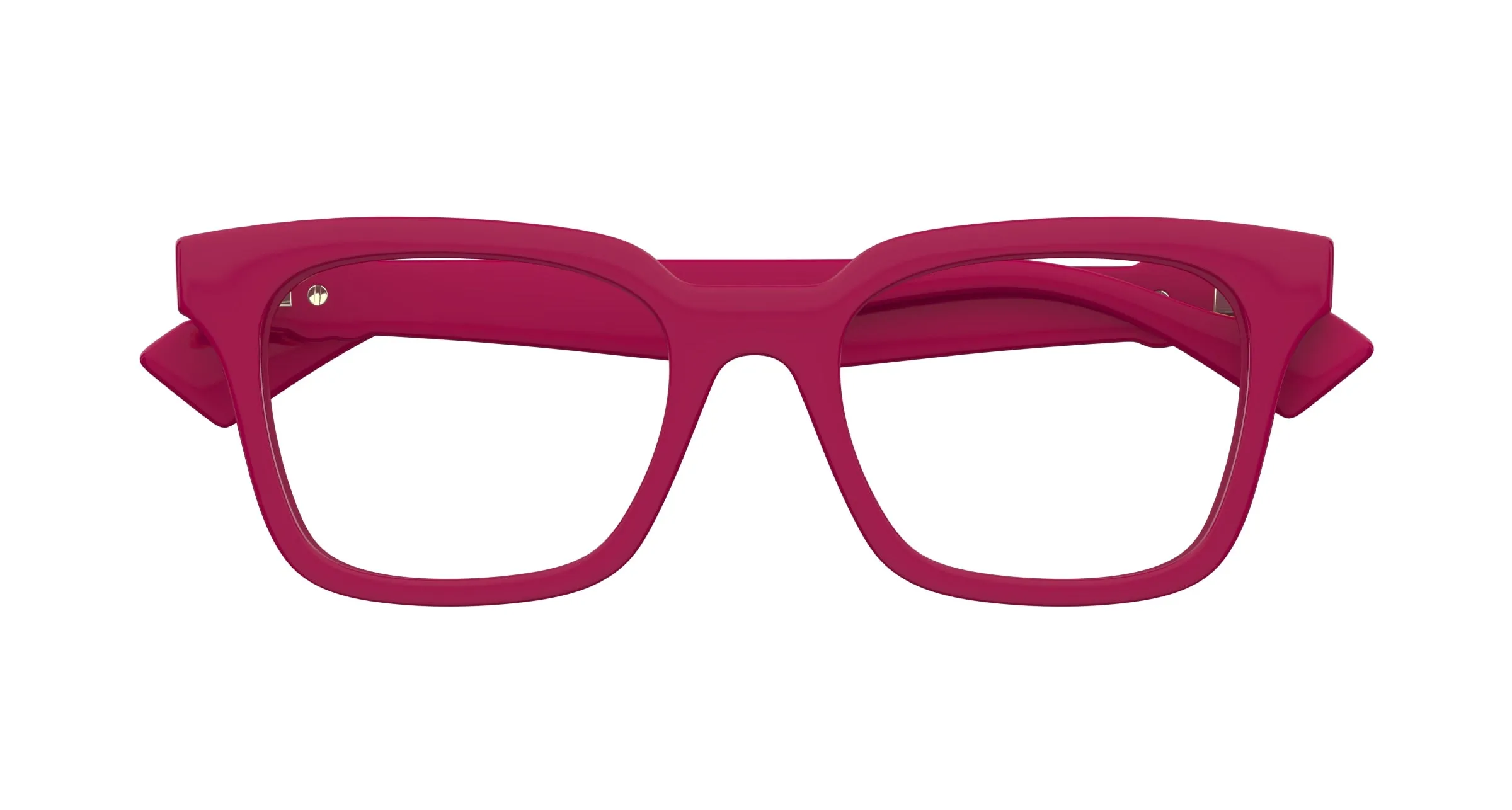 Gucci GG1728O 004 Montature da vista Iniettato Rosso Trasparente Squadrata - immagine 2