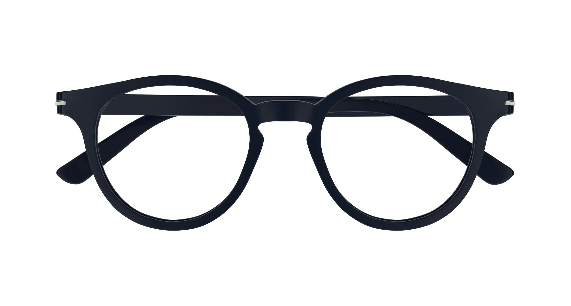 Gucci GG1727O 003 Montature da vista Acetato Blu Trasparente Rotonda - immagine 2