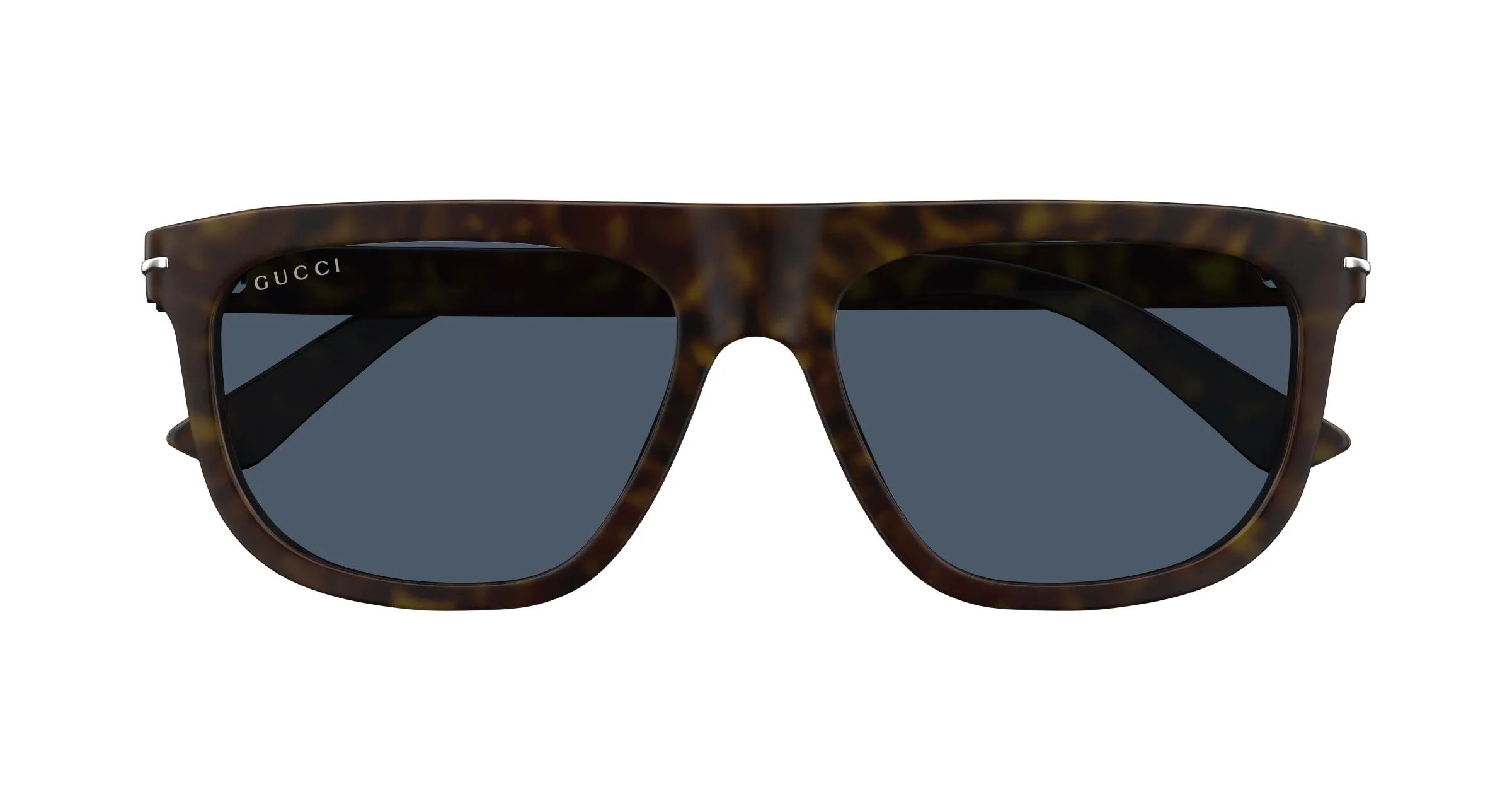 Gucci GG1726S 002 Occhiali da sole Acetato Havana Blu Rotonda - immagine 2