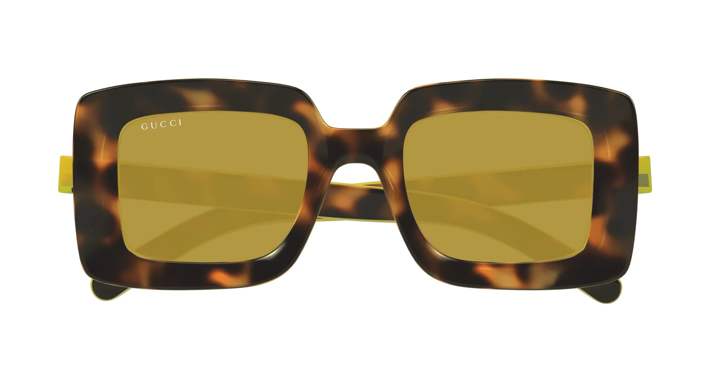 Gucci Donna GG1718S 002 Occhiali da sole Iniettato Havana Marrone Squadrata - immagine 2