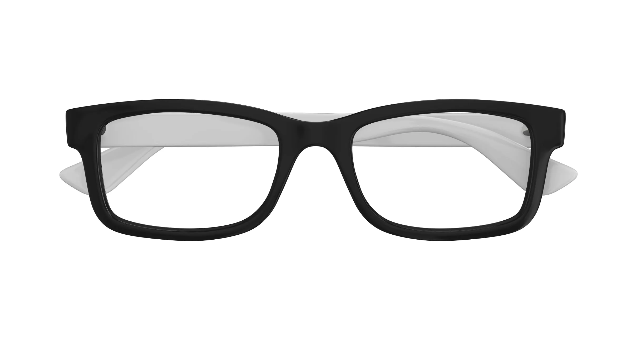 Gucci GG1717O 005 Montature da vista Iniettato Nero Trasparente Squadrata - immagine 2
