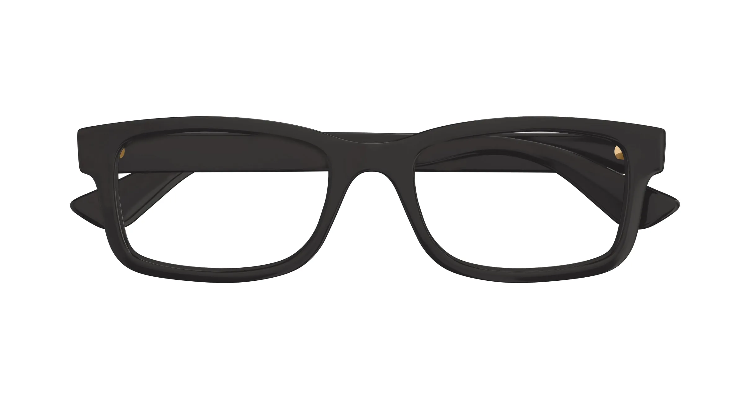 Gucci GG1717O 003 Montature da vista Iniettato Grigio Trasparente Squadrata - immagine 2