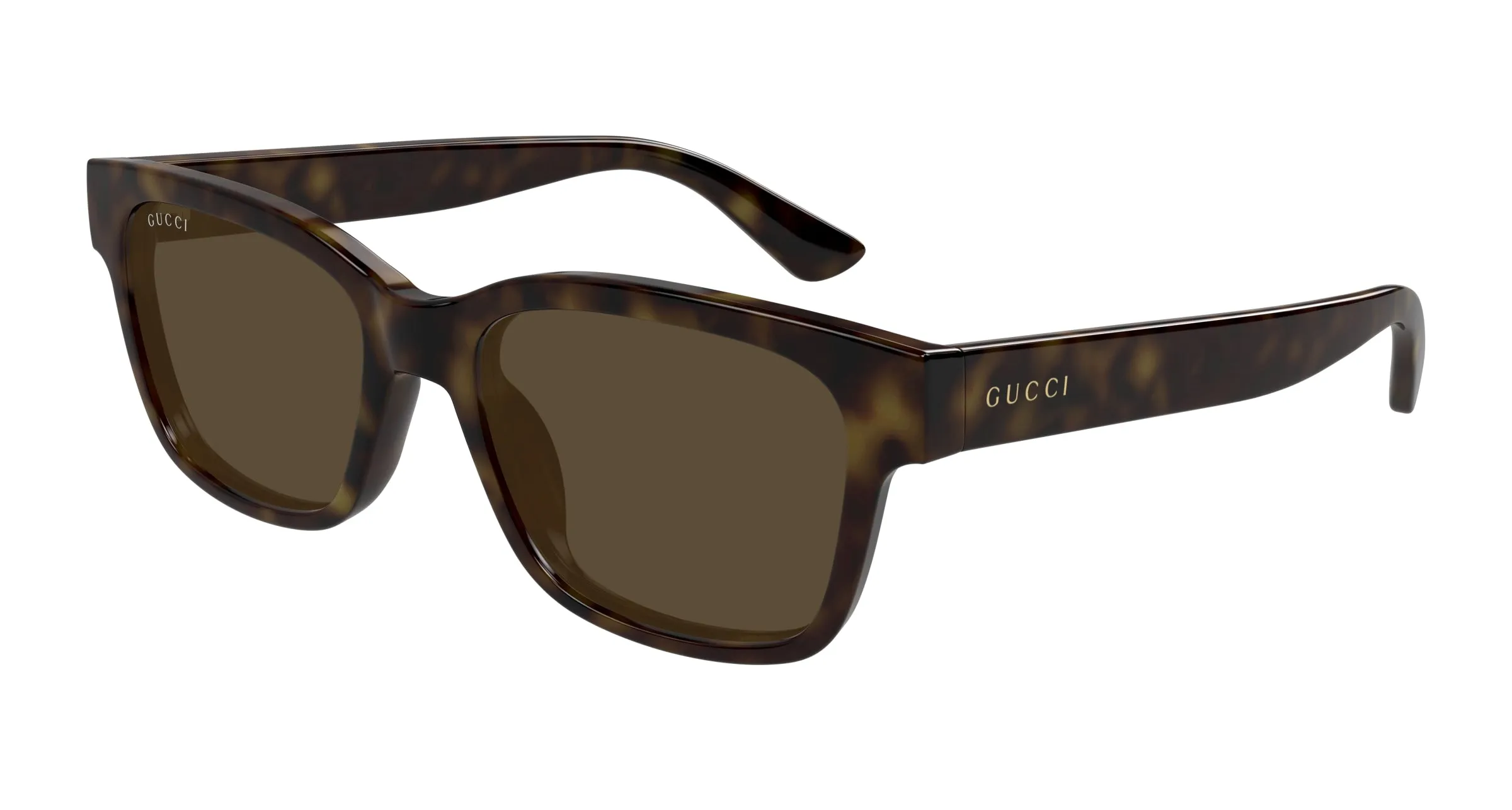 Gucci GG1716S 002 Occhiali da sole Iniettato Havana Marrone Squadrata - immagine 1