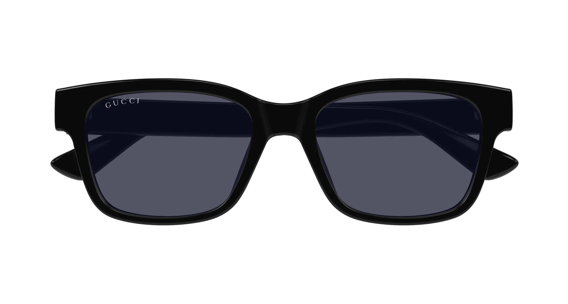 Gucci GG1716S 001 Occhiali da sole Iniettato Nero Grigio Squadrata - immagine 2