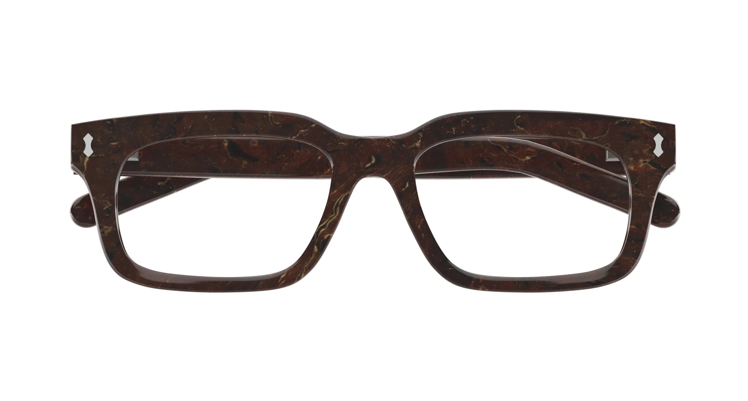 Gucci GG1711S 003 Occhiali da sole Acetato Marrone Trasparente Squadrata - immagine 2