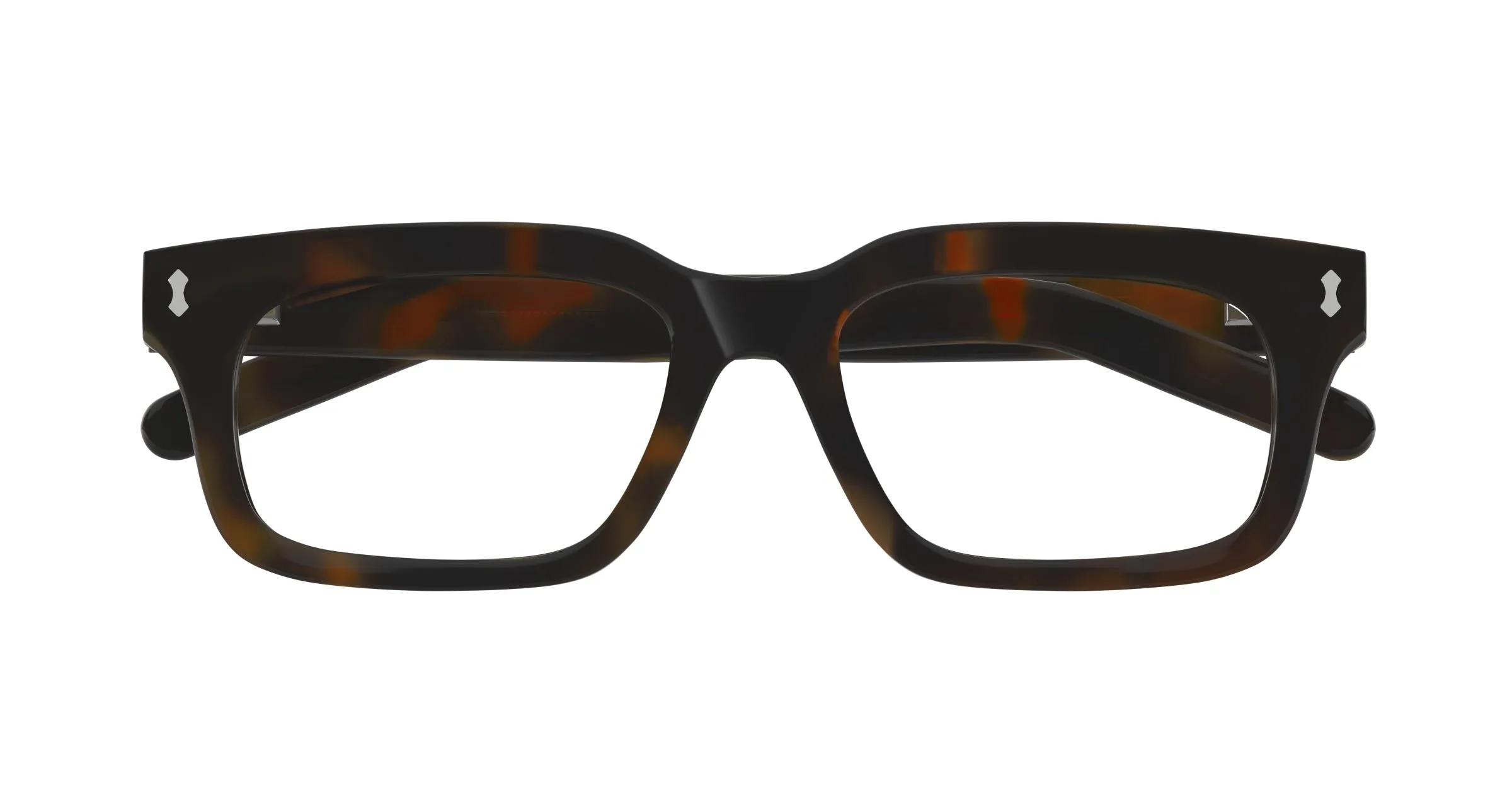 Gucci GG1711S 002 Occhiali da sole Acetato Havana Trasparente Squadrata - immagine 2