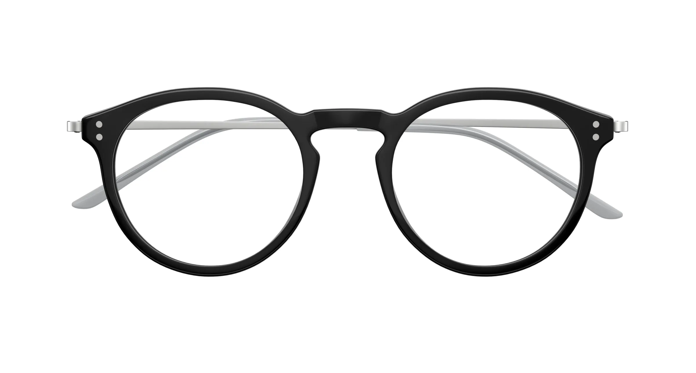Gucci Uomo GG1710O 001 Montature da vista Acetato Nero Trasparente Rotonda - immagine 2