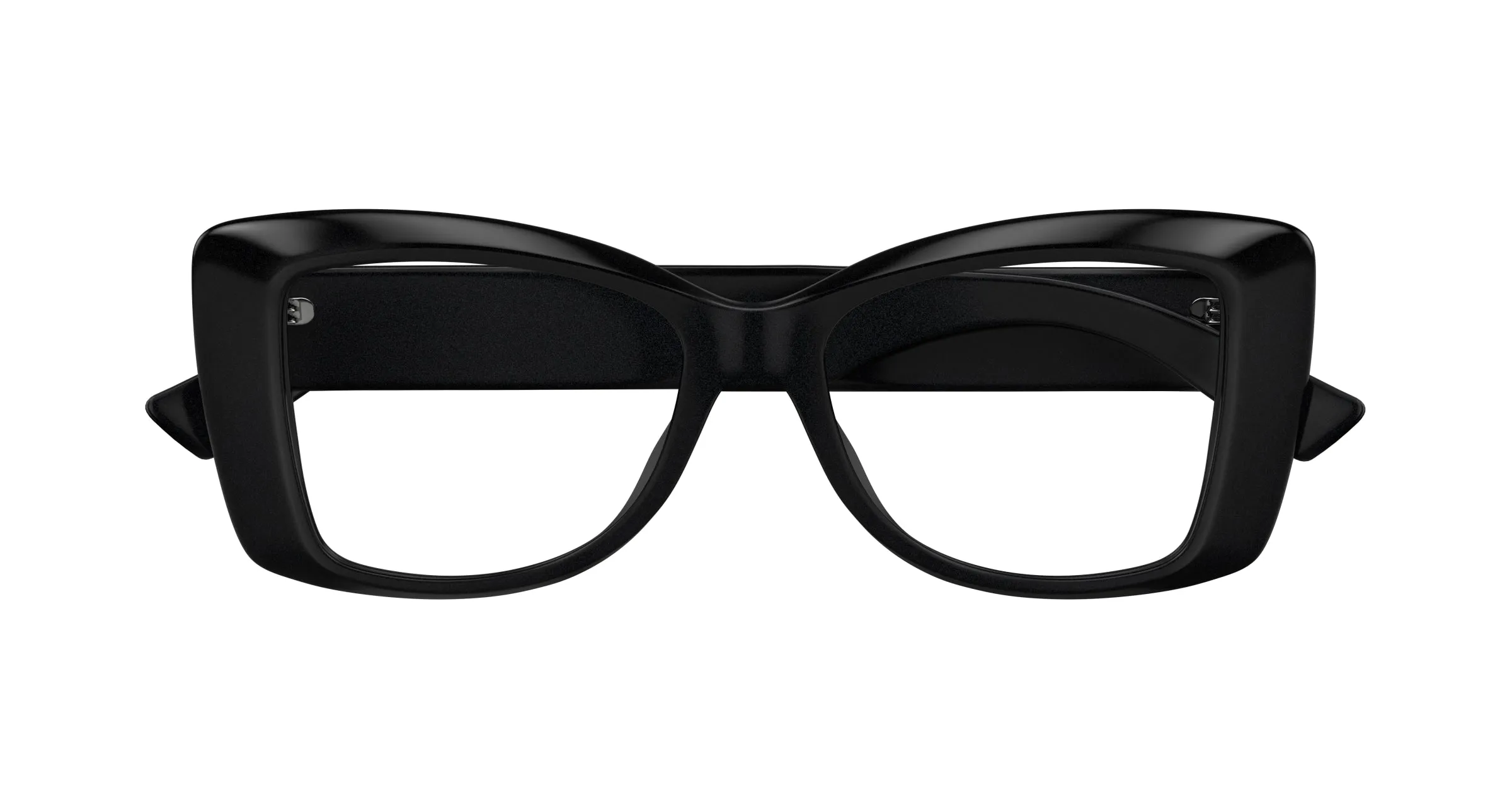 Gucci GG1697O 003 Montature da vista Acetato Nero Trasparente Squadrata - immagine 2