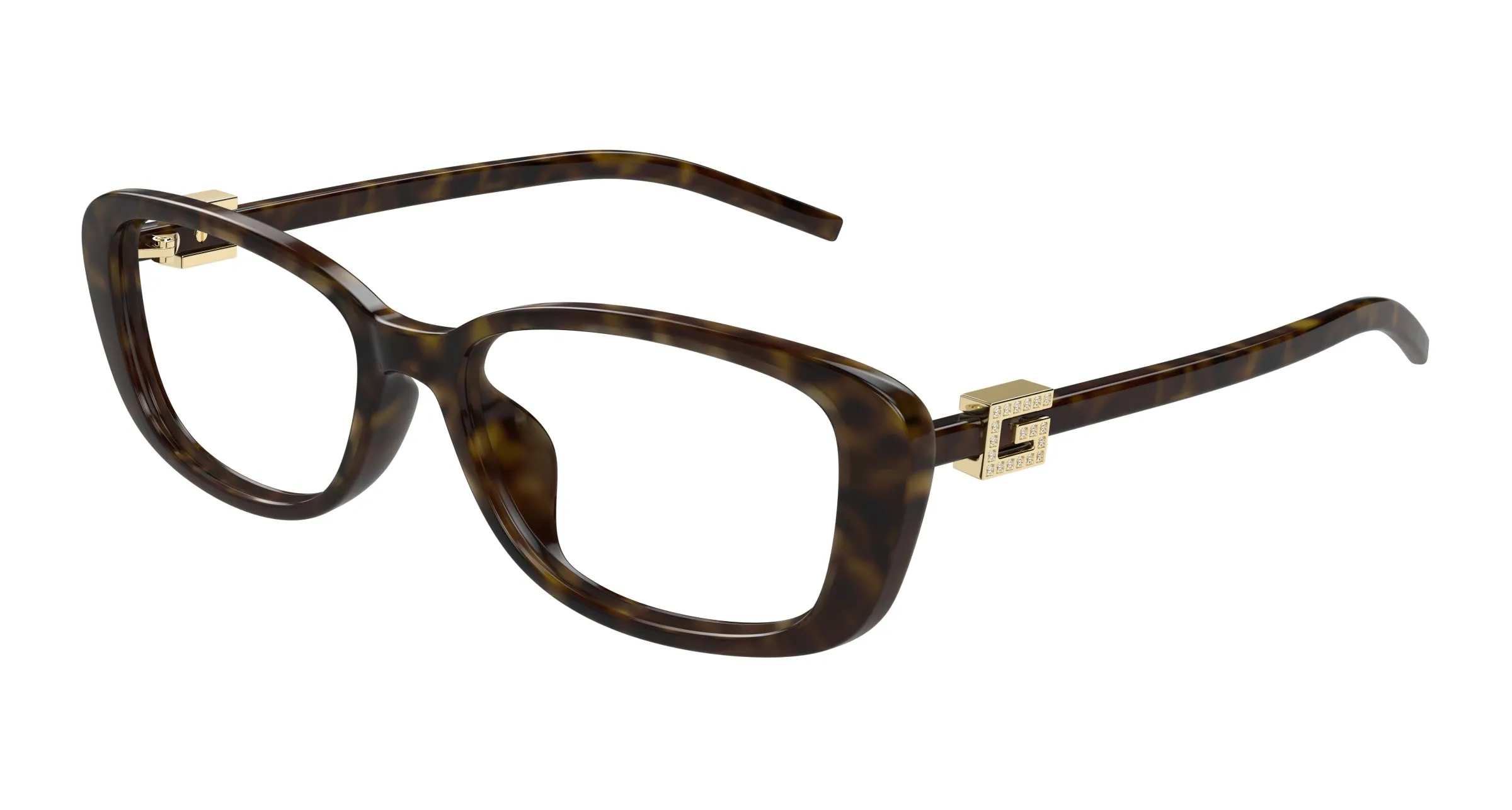 Gucci GG1685OK 004 Montature da vista Iniettato Havana Trasparente Squadrata - immagine 1