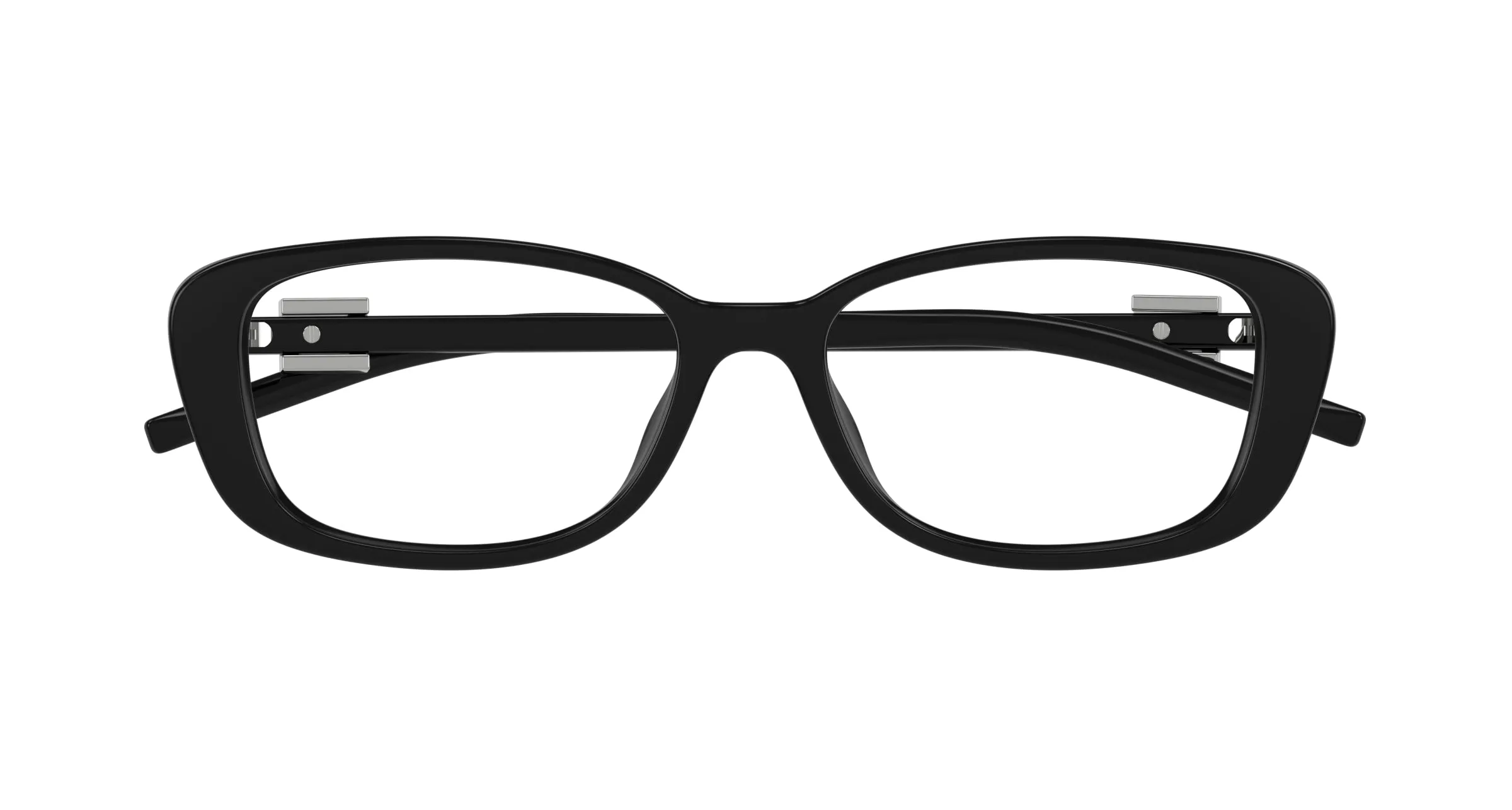 Gucci GG1685OK 001 Montature da vista Iniettato Nero Trasparente Squadrata - immagine 2