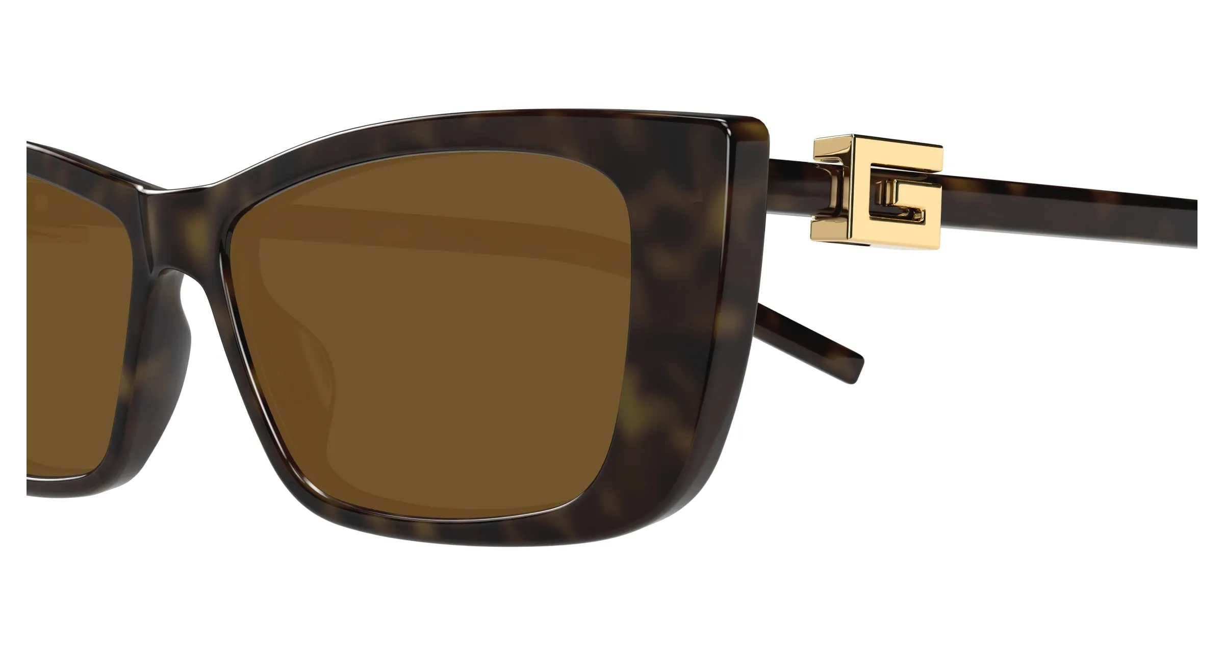 Gucci GG1681S 004 Occhiali da sole Iniettato Havana Marrone Cat Eye - immagine 3