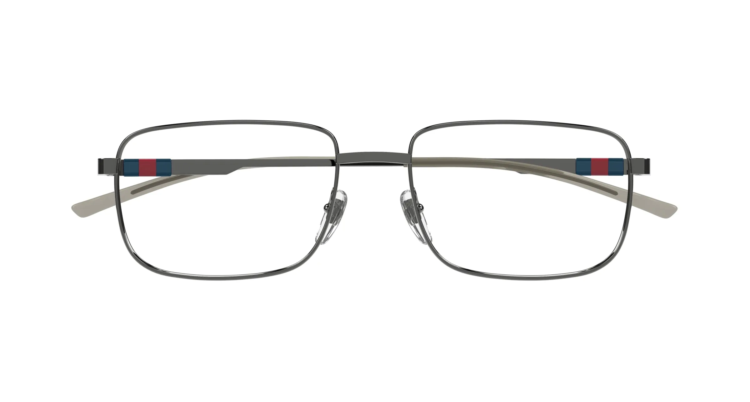 Gucci GG1678O 006 Montature da vista Metallo Rutenio Trasparente Squadrata - immagine 2